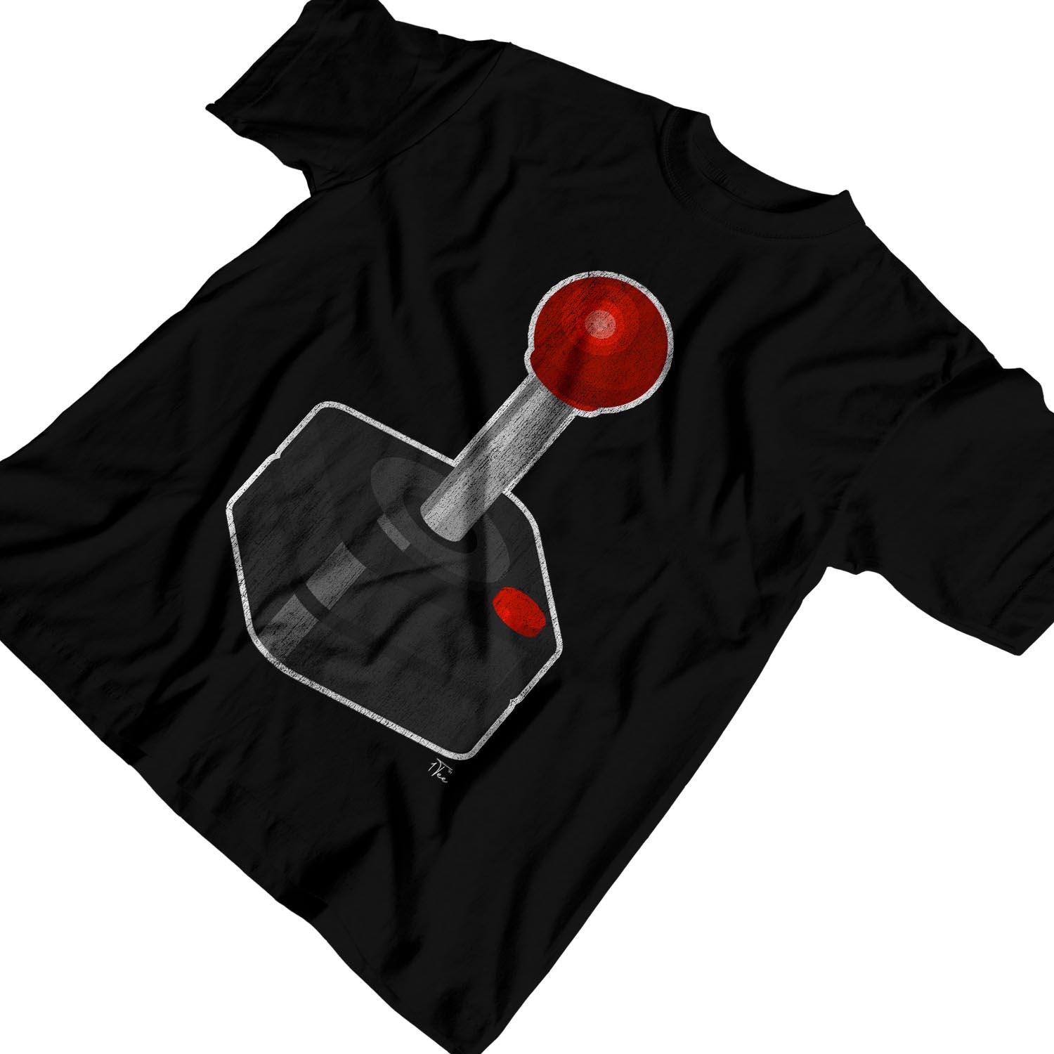 1Tee Herren Retro Arcade Joystick T-Shirt - Bild 9 von 24