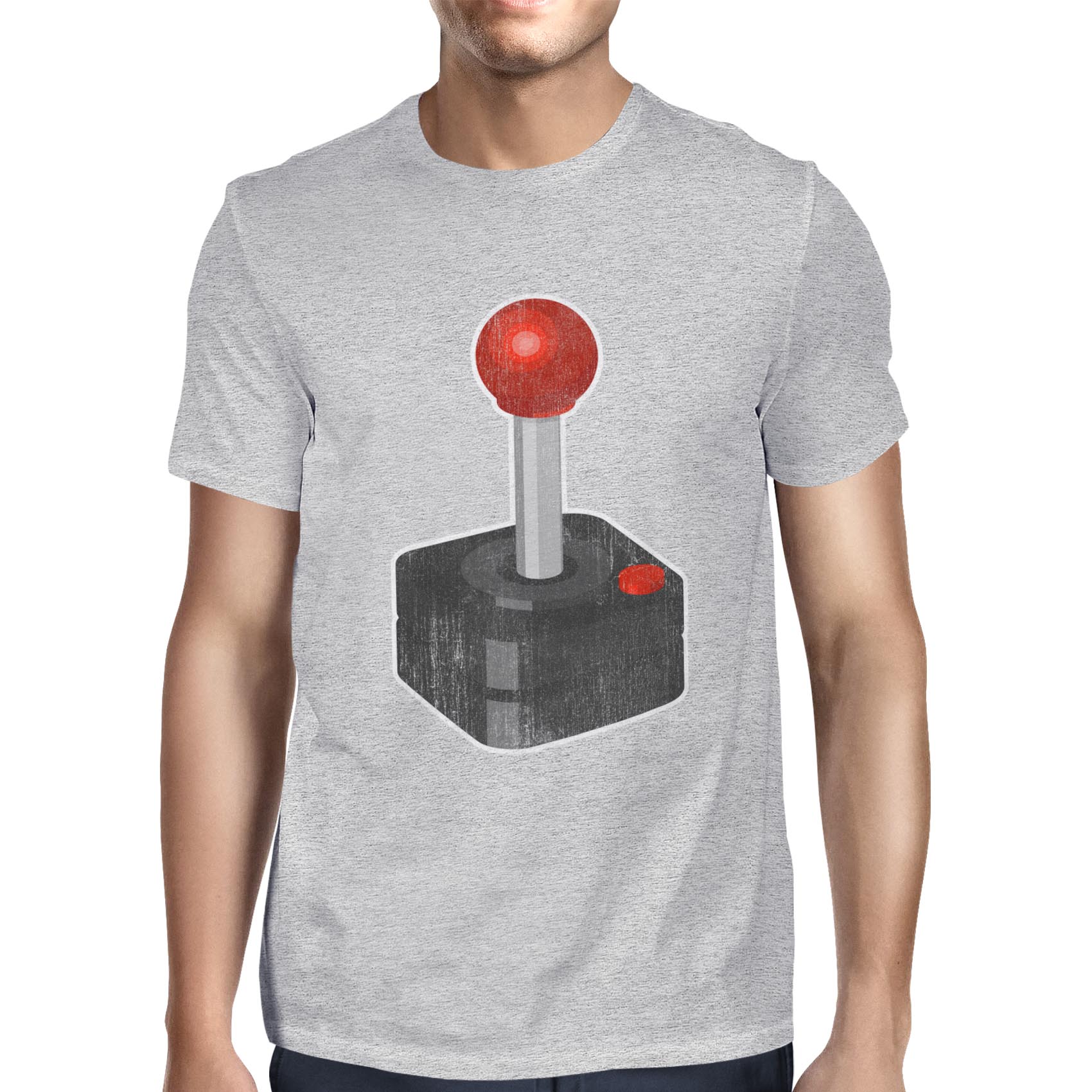 1Tee Herren Retro Arcade Joystick T-Shirt - Bild 13 von 24