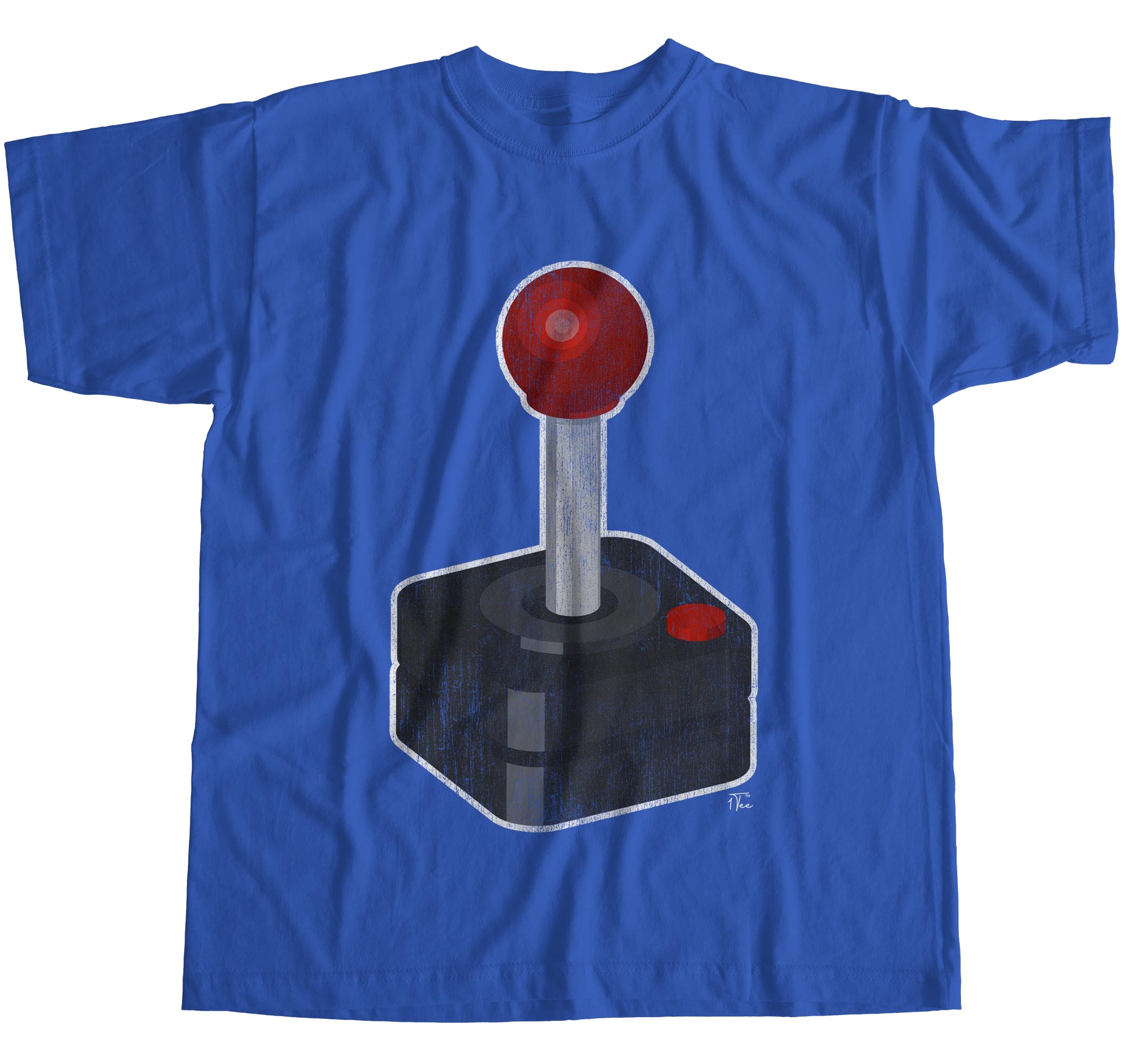 1Tee Herren Retro Arcade Joystick T-Shirt - Bild 20 von 24