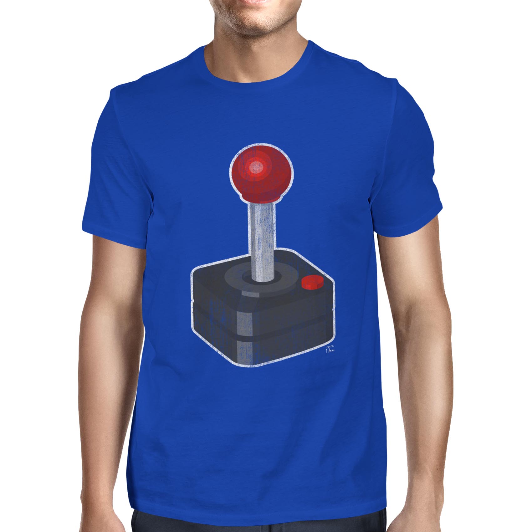 1Tee Herren Retro Arcade Joystick T-Shirt - Bild 19 von 24