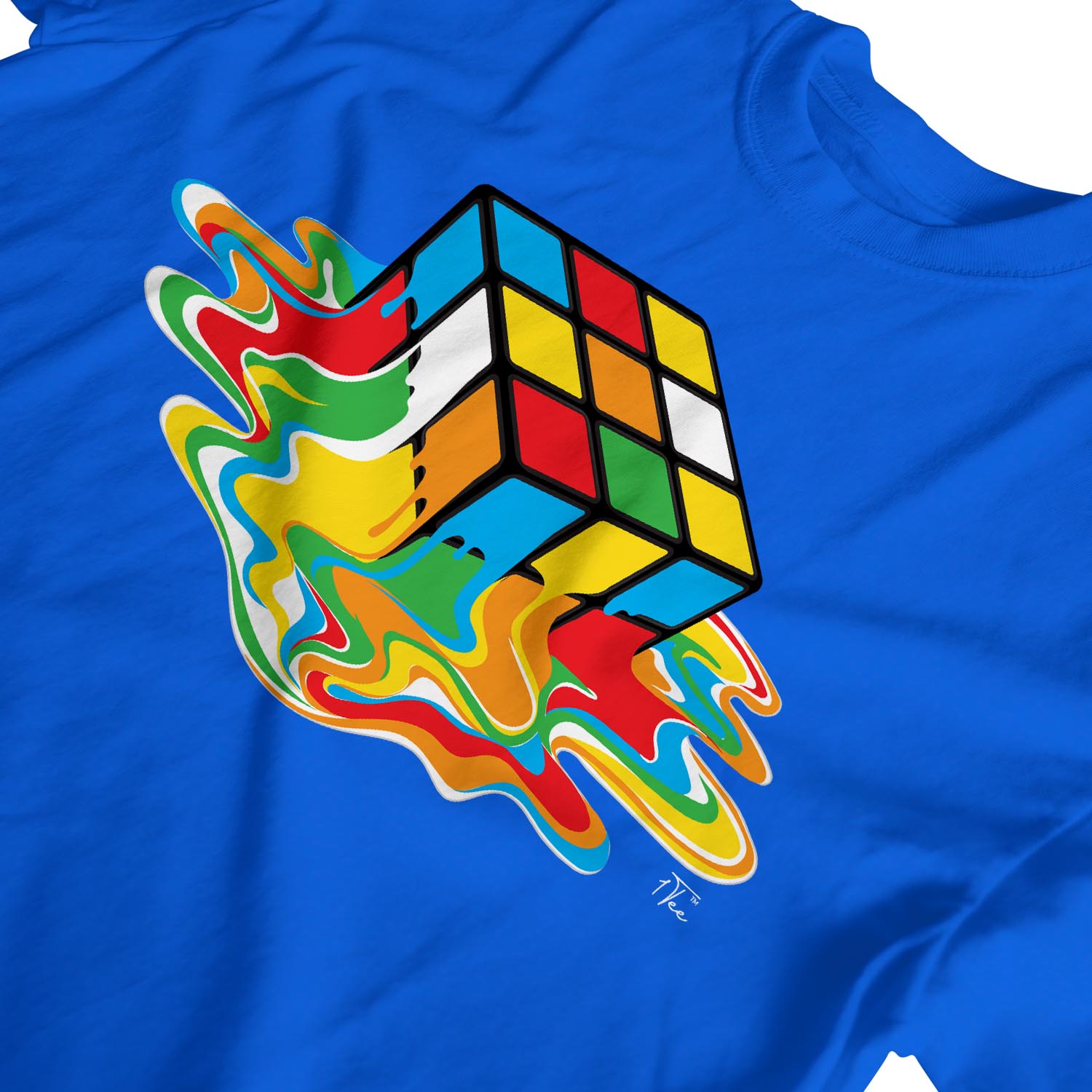 melting cube t shirt