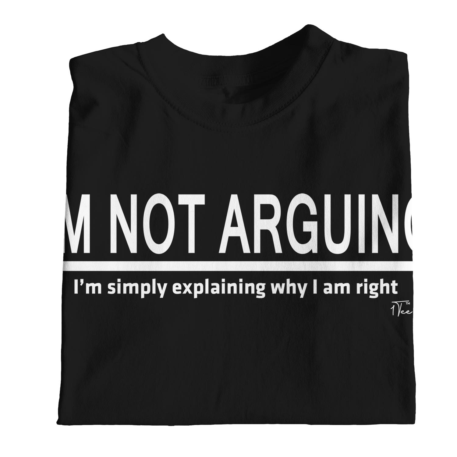 1Tee Mens I'm Not Arguing, I Am Simply Explaining why I am right T ...