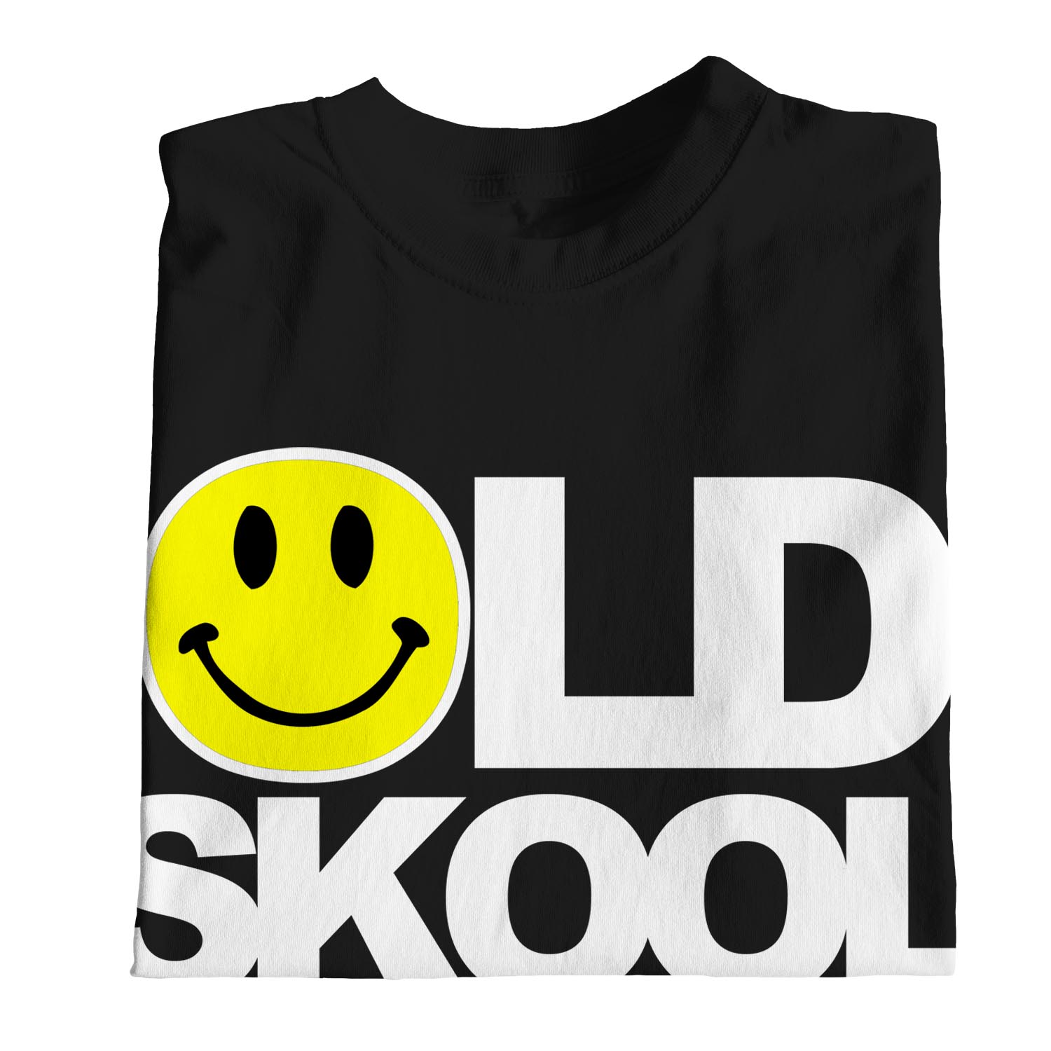 1Tee Mens Old Skool 90s Rave Smiling T-Shirt 