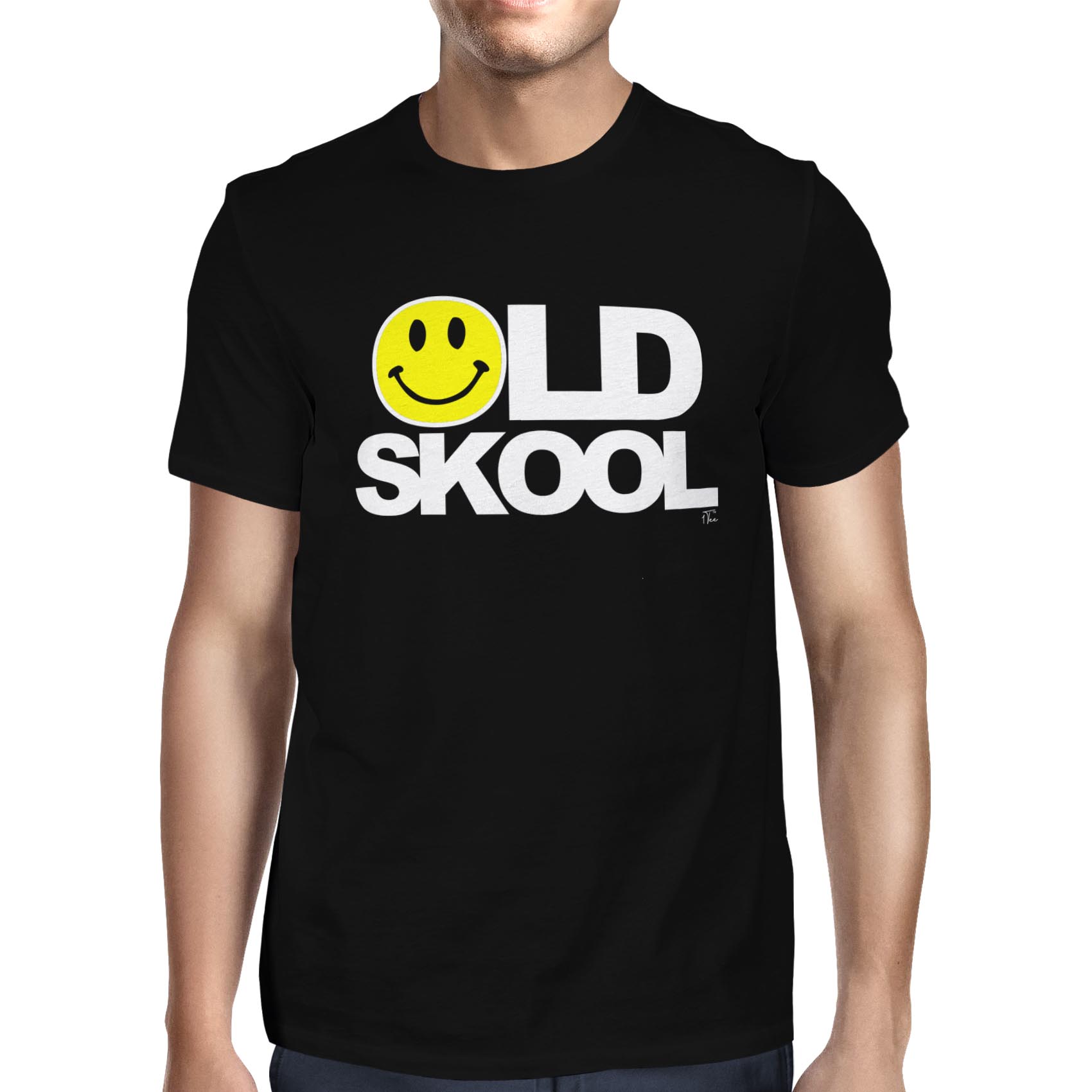 hævn ejer boliger 1Tee Mens Old Skool 90s Rave Smiling T-Shirt | eBay