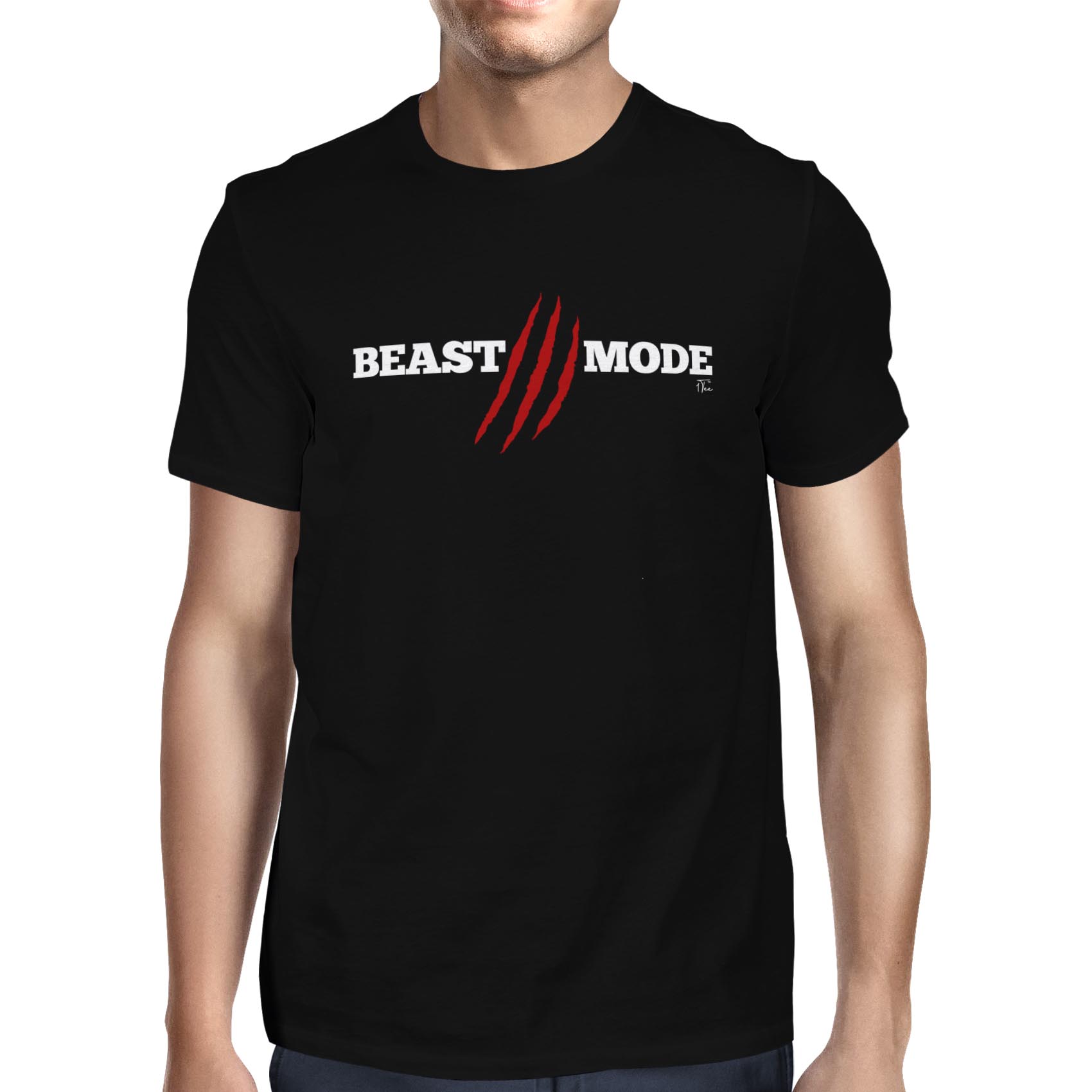 Camiseta de fitness 1Tee para hombre modo bestia garras - Imagen 7 de 24