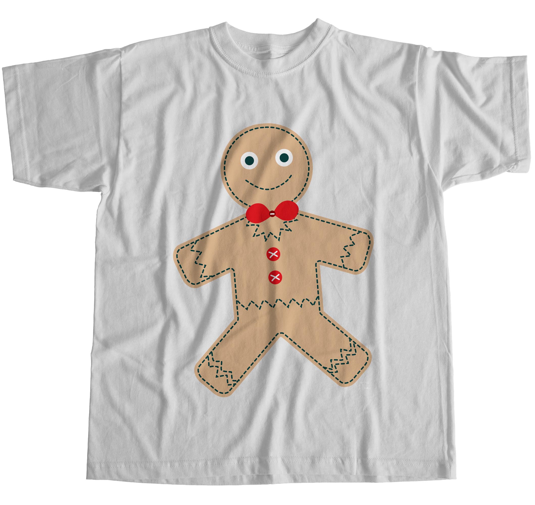 1Tee Mens Christmas Gingerbread Man TShirt eBay