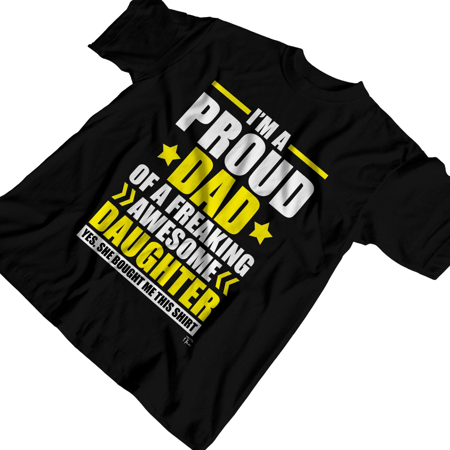1Tee Mens I/'m A Proud Dad Of A Freaking Awesome Daughter T-Shirt