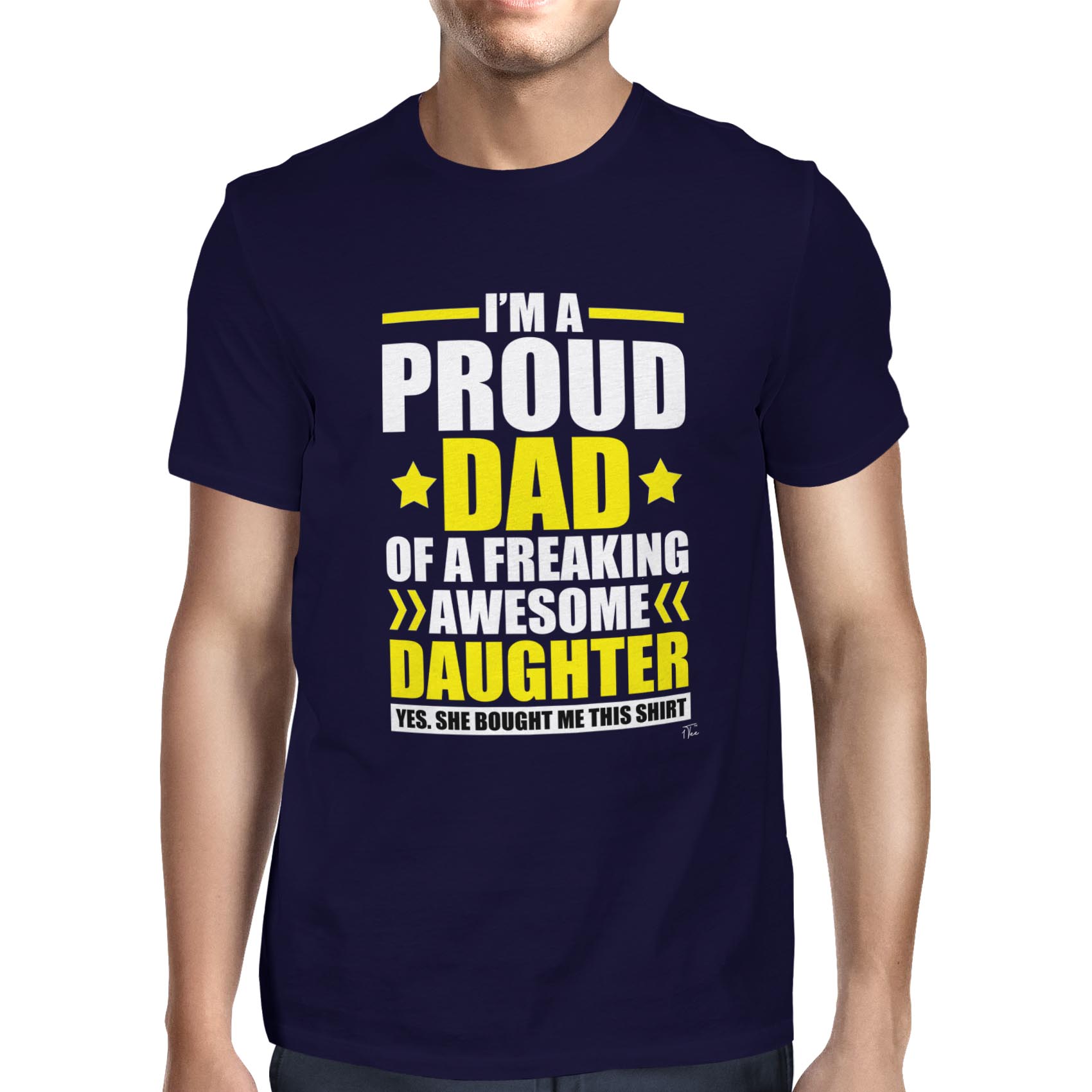 1Tee Mens I'm A Proud Of A Awesome Daughter T-Shirt | eBay