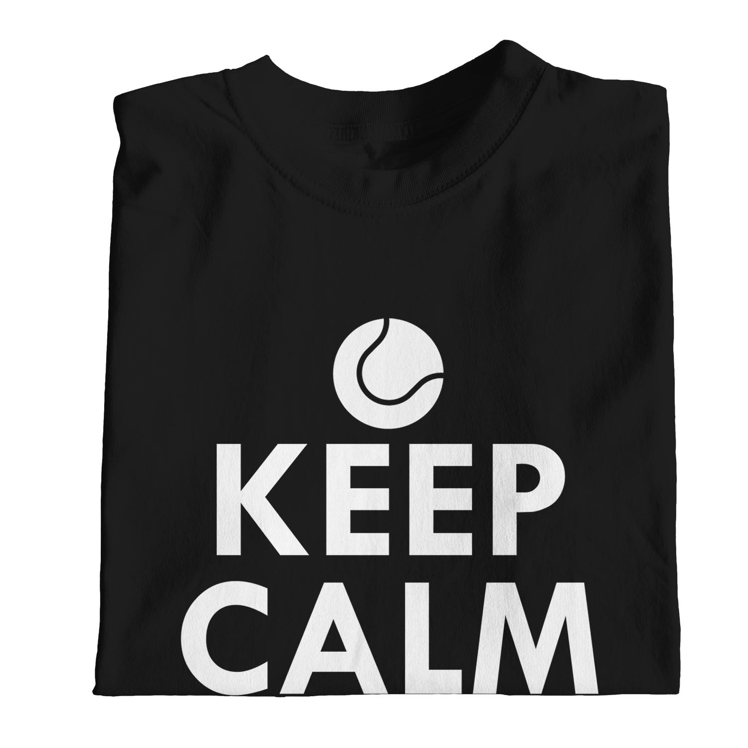 1 T-Shirt Keep Calm and Play Tennis für Herren - Bild 11 von 24