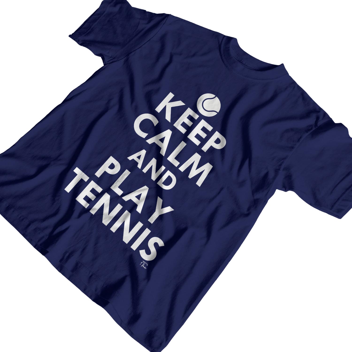 1 T-Shirt Keep Calm and Play Tennis für Herren - Bild 15 von 24
