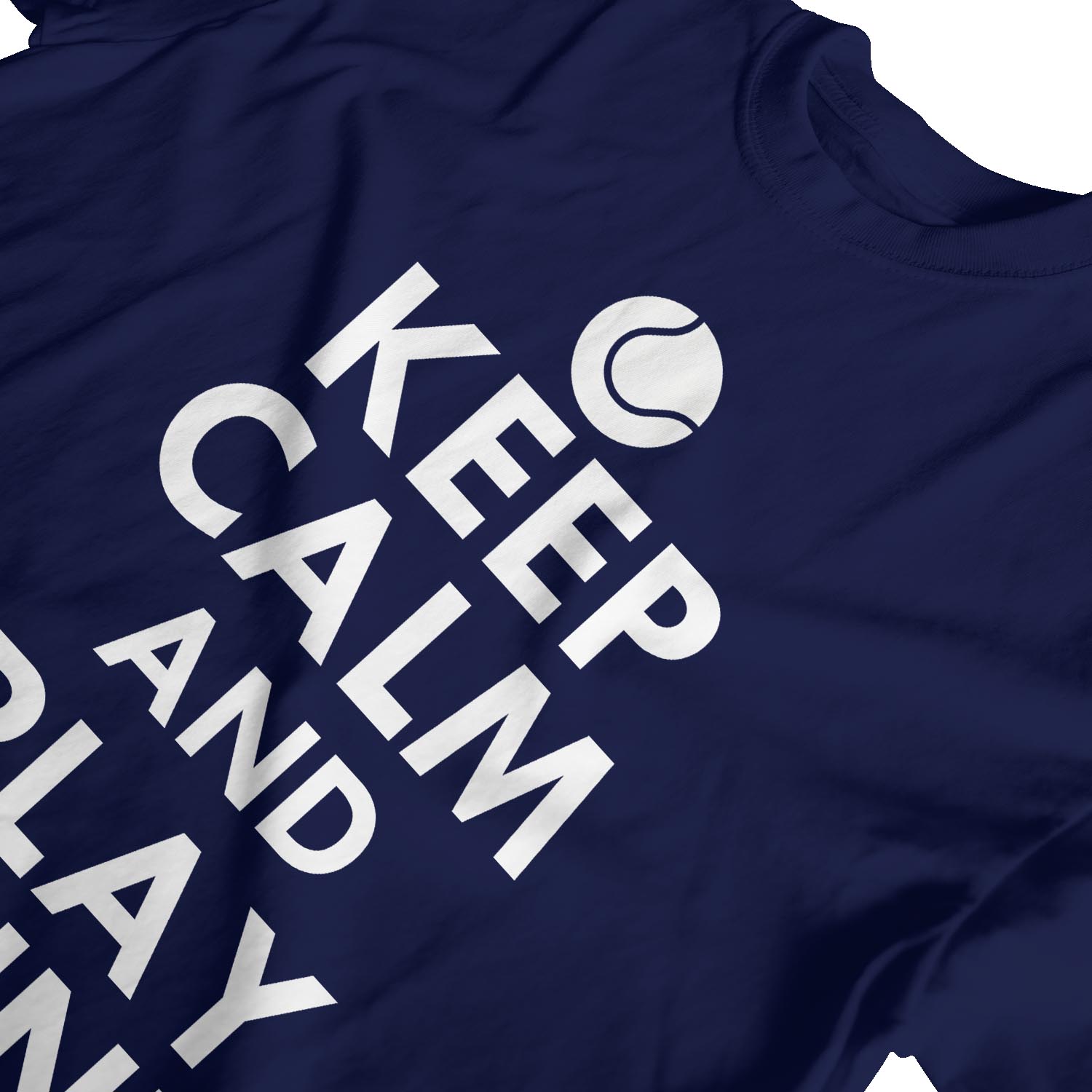 1 T-Shirt Keep Calm and Play Tennis für Herren - Bild 16 von 24