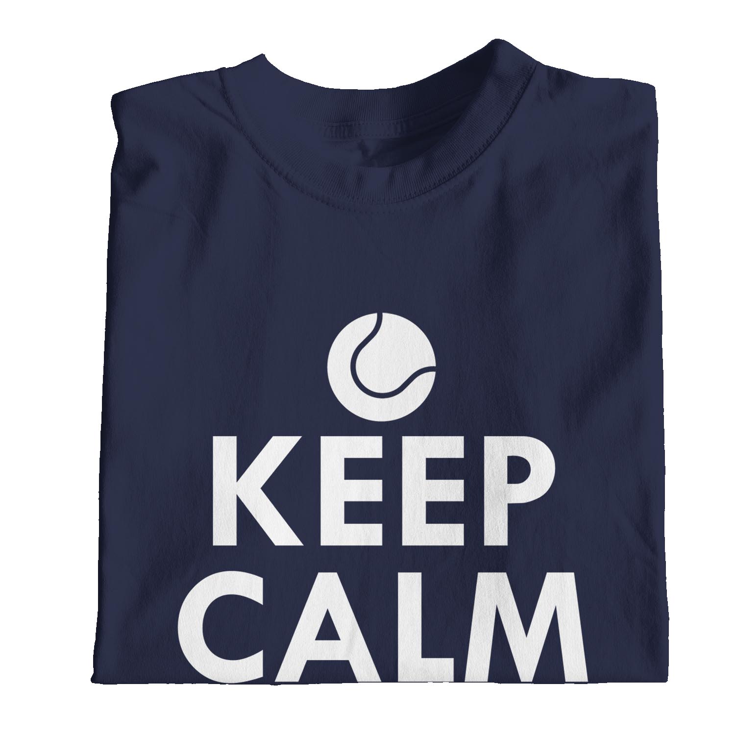 1 T-Shirt Keep Calm and Play Tennis für Herren - Bild 17 von 24