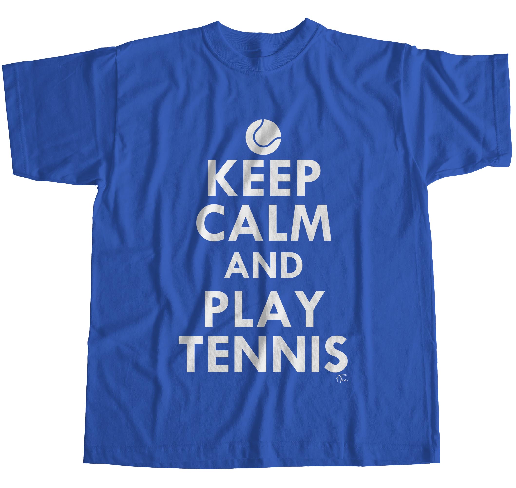 1 T-Shirt Keep Calm and Play Tennis für Herren - Bild 20 von 24