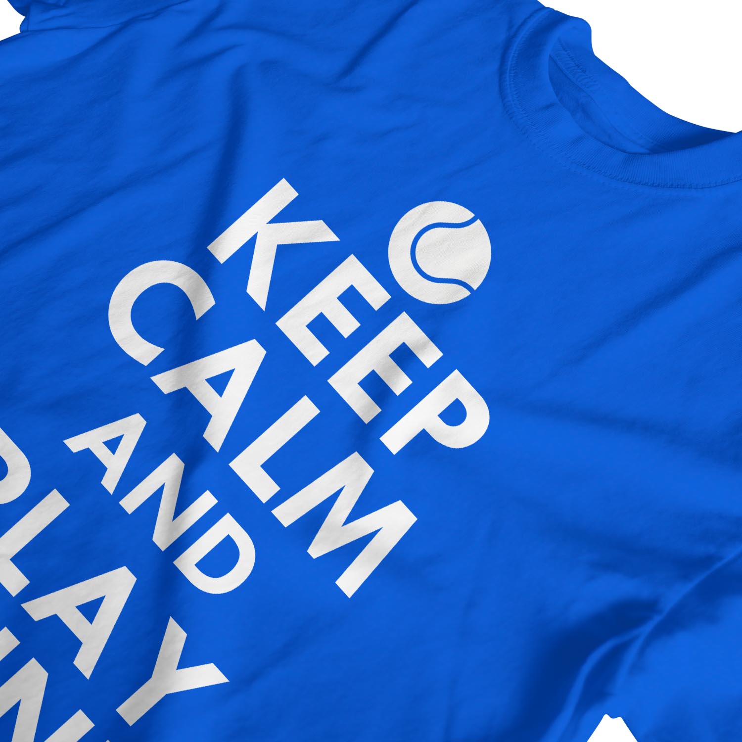 1 T-Shirt Keep Calm and Play Tennis für Herren - Bild 22 von 24