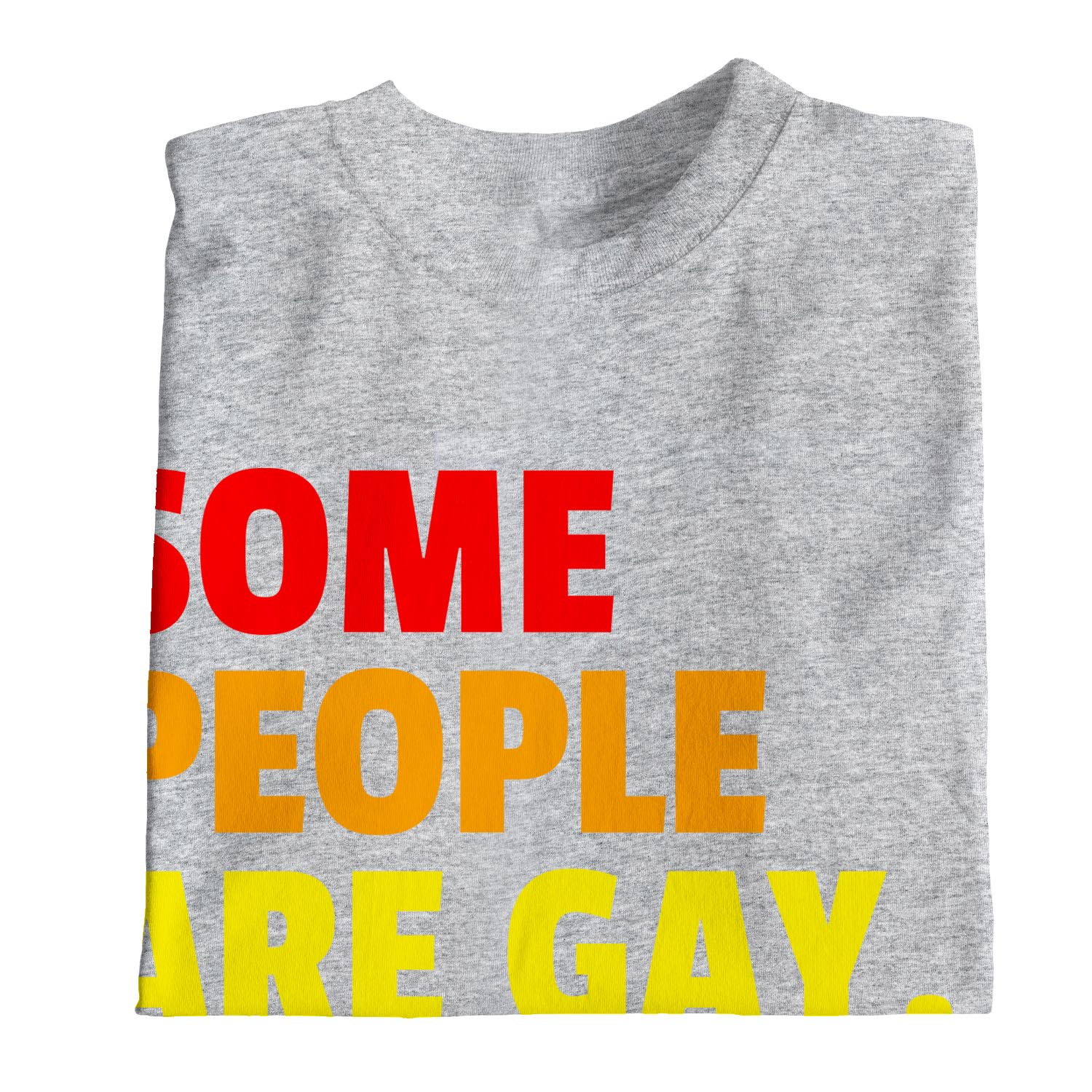 1Tee Mens Some People are Gay Get Over it T-Shirt