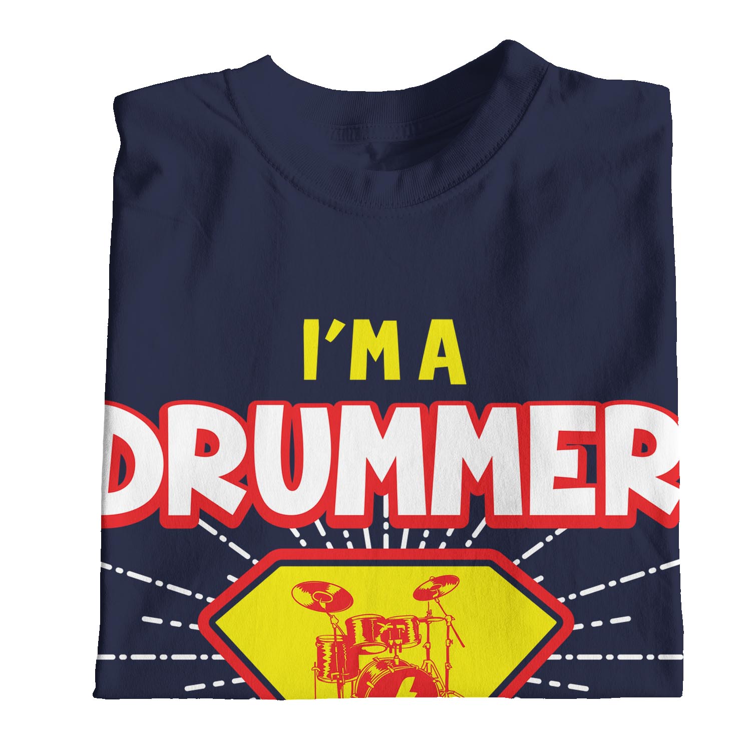 1Tee Herren T-Shirt I'm a Drummer What's Your Superpower - Bild 17 von 24