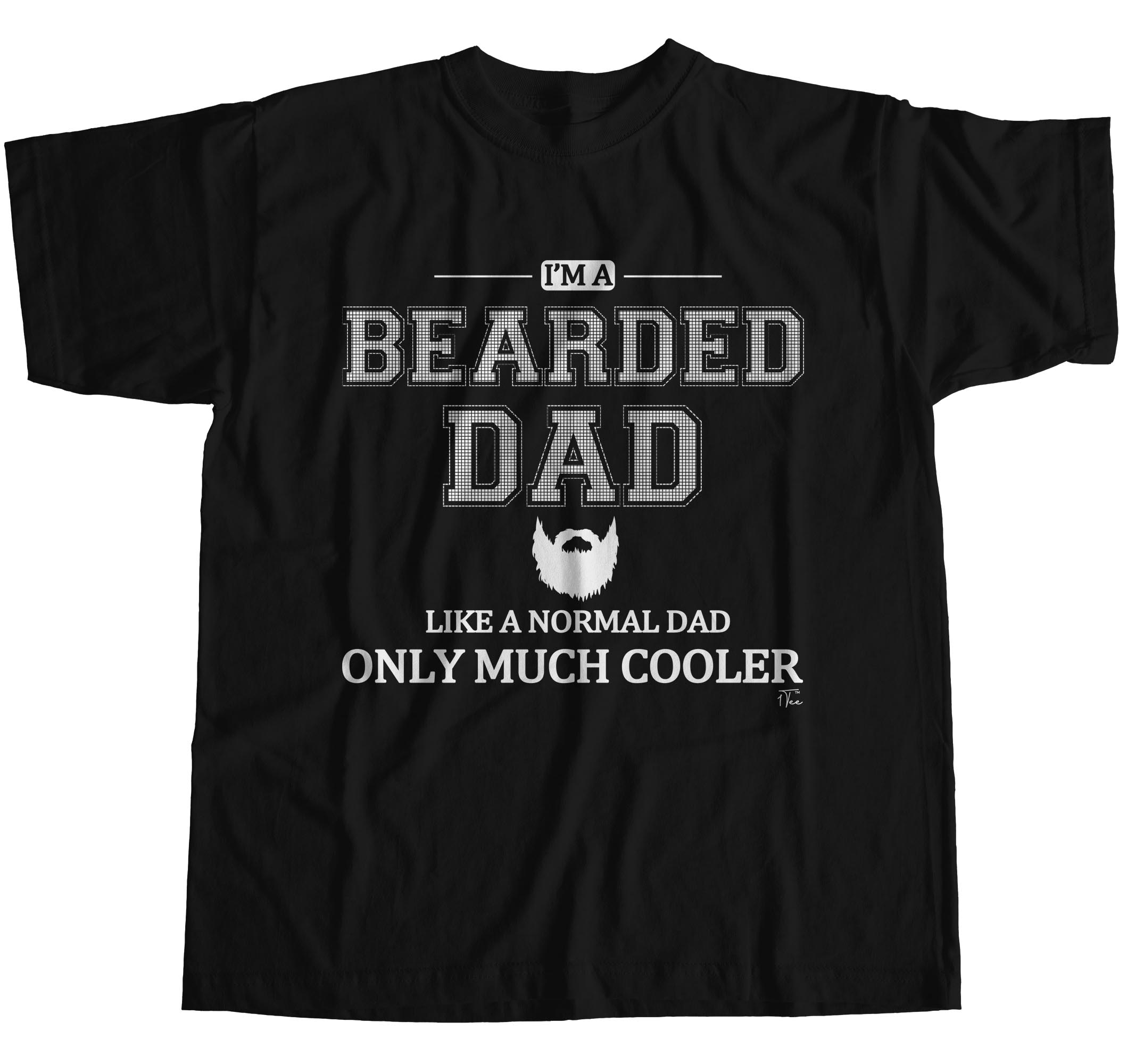 bearded dad t shirt