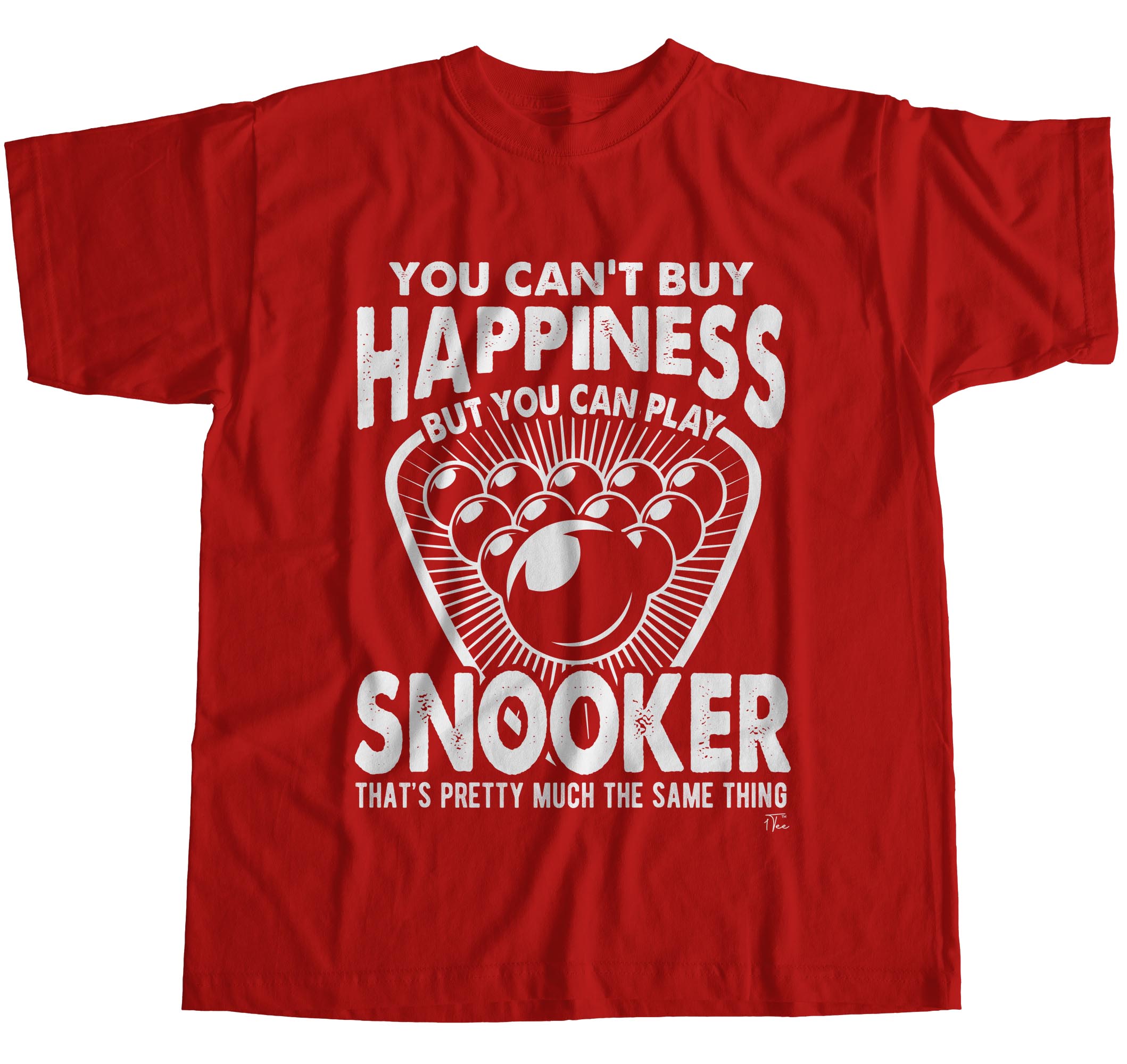 1Tee Mens You Can't Buy Happiness But You Can Play Snooker T-Shirt | eBay