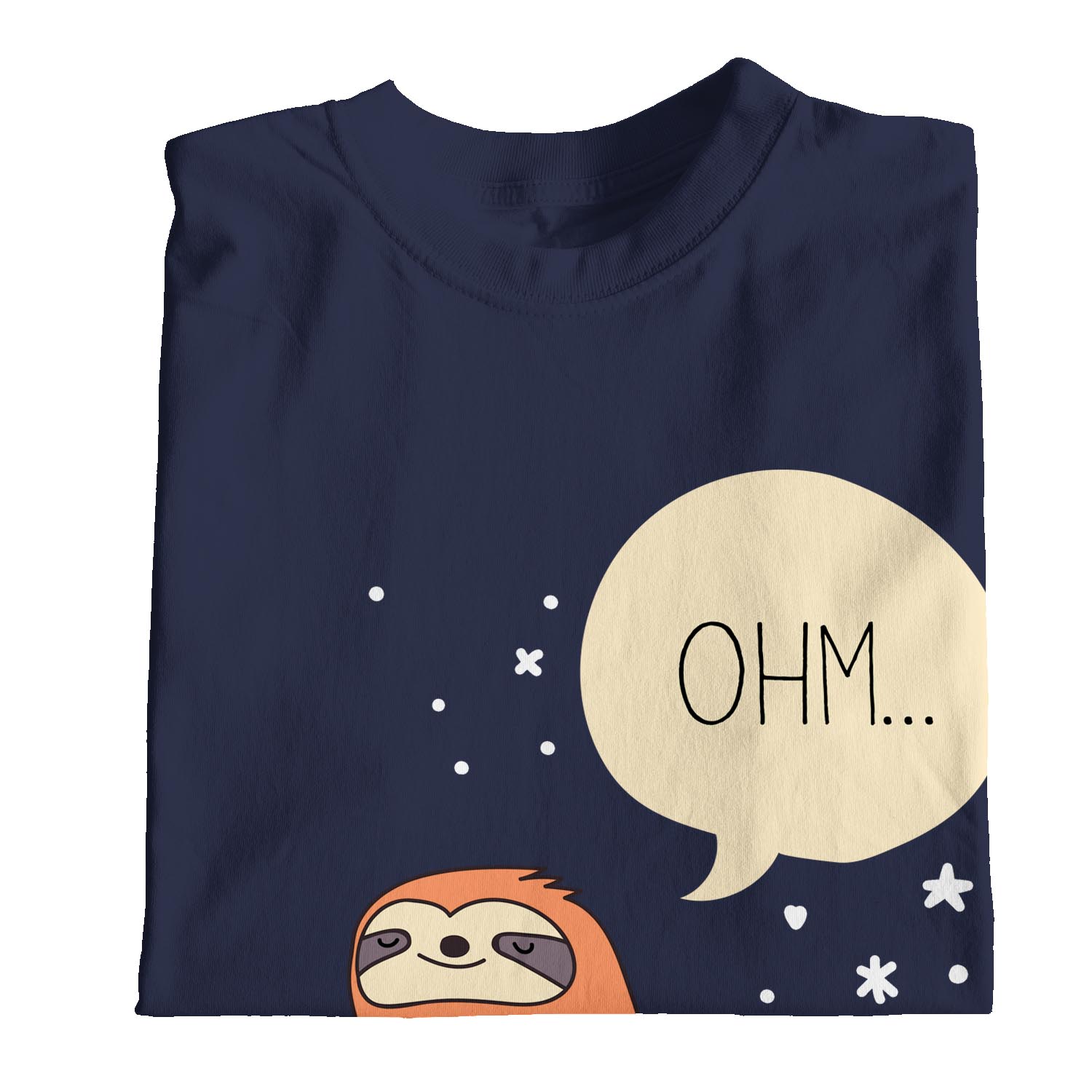 1 T-Shirt meditierendes Yoga Faultier für Herren - Bild 17 von 24