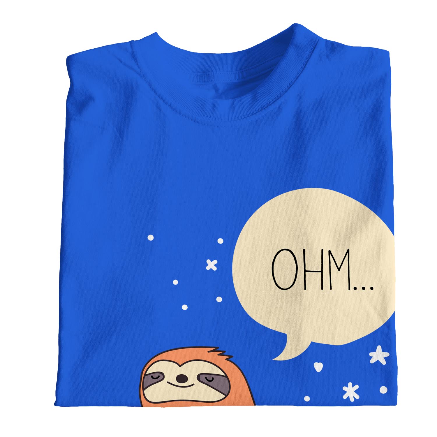 1 T-Shirt meditierendes Yoga Faultier für Herren - Bild 23 von 24