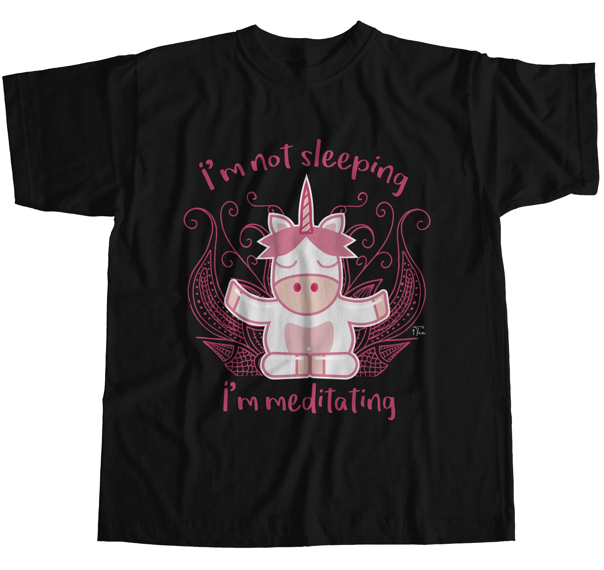 Camiseta unicornio meditador 1Tee para hombre - Imagen 8 de 24