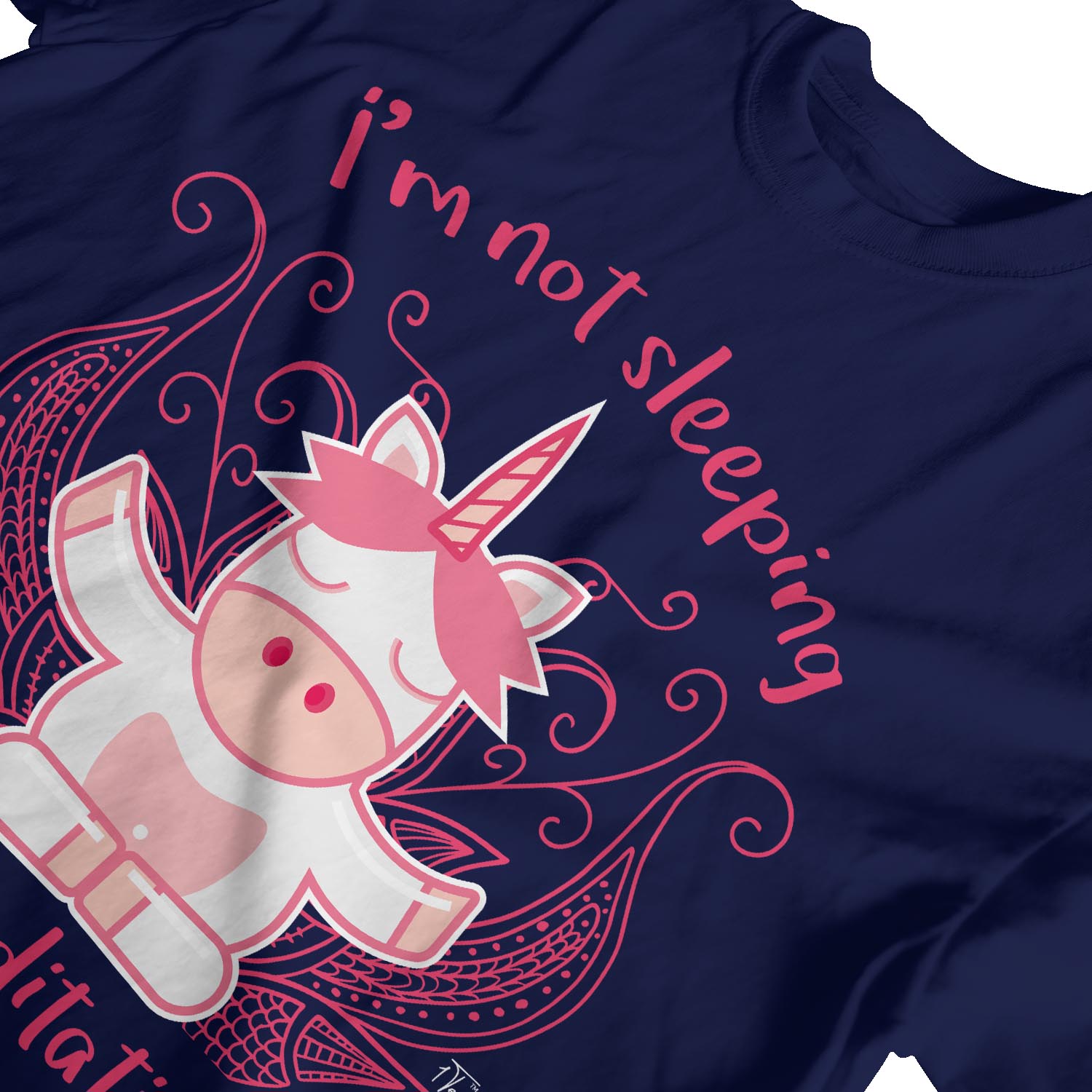 Camiseta unicornio meditador 1Tee para hombre - Imagen 16 de 24