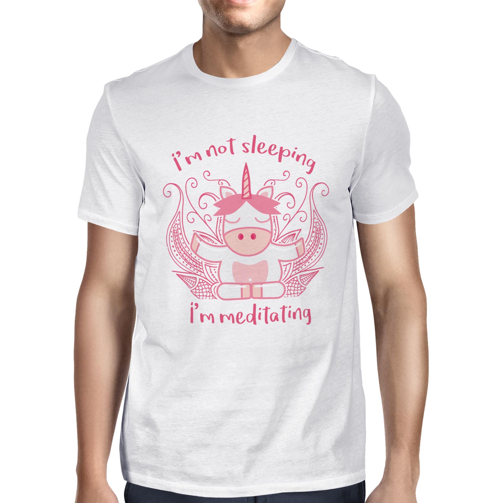Camiseta unicornio meditador 1Tee para hombre - Imagen 19 de 24