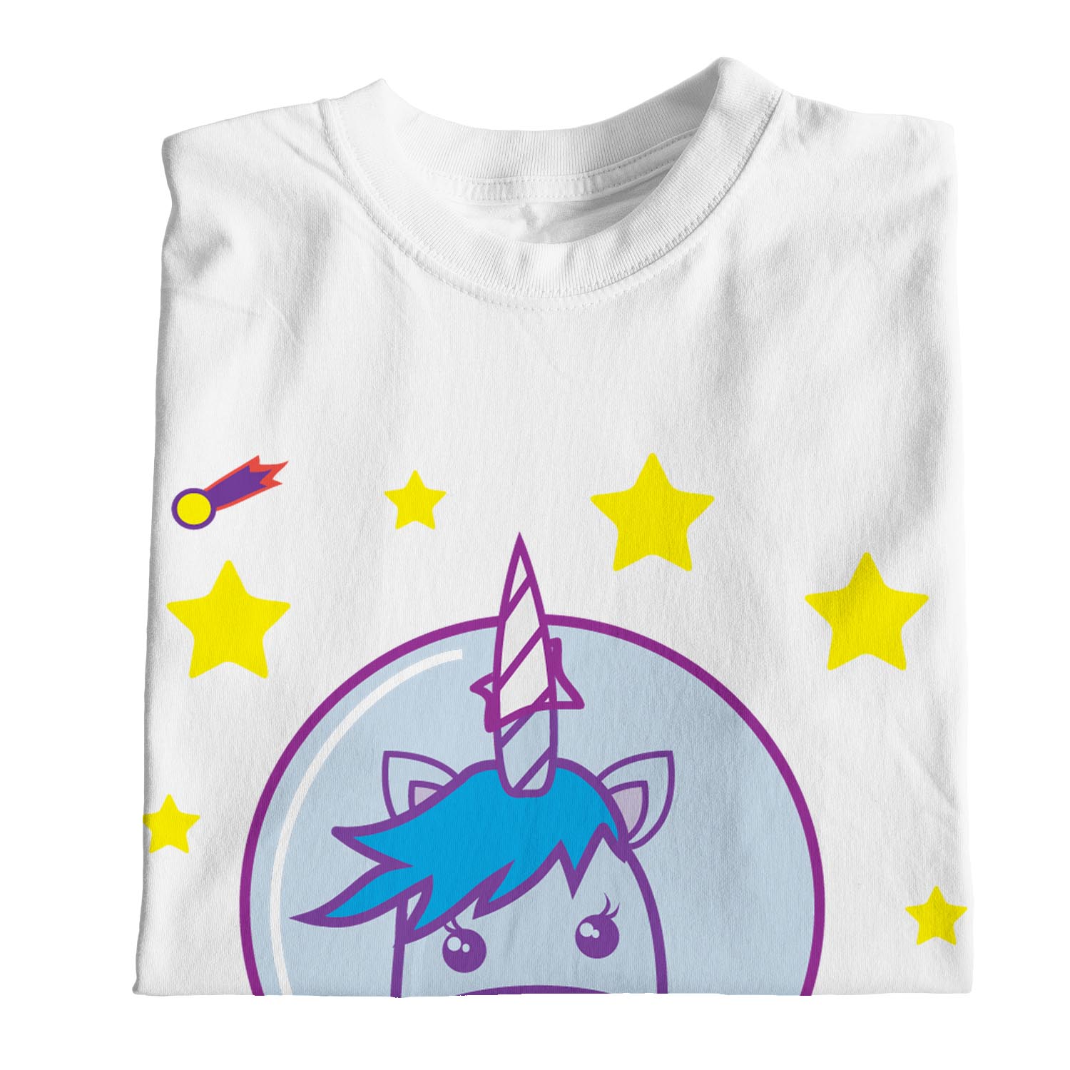 Camiseta 1Tee Hombre Unicornio Astronauta Espacial - Imagen 23 de 24