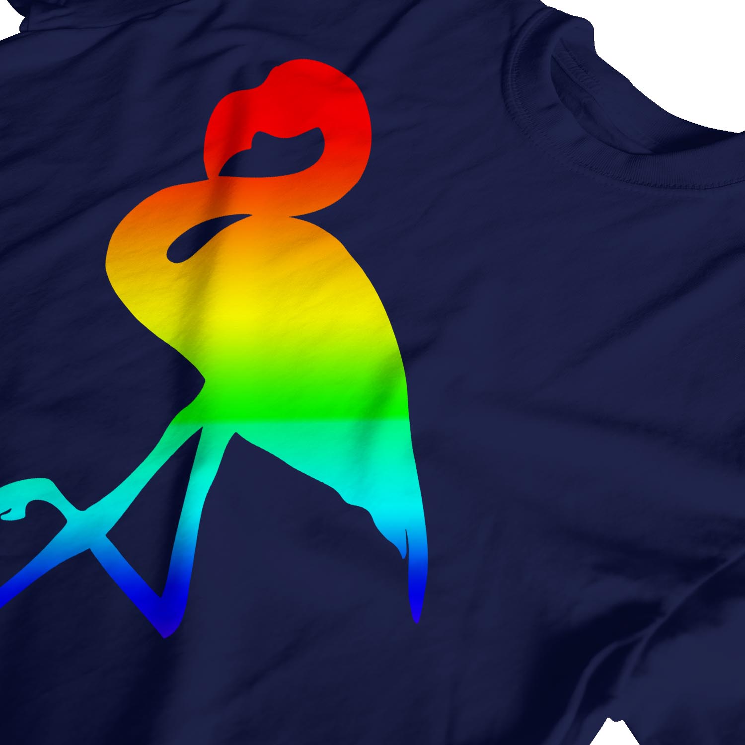 1Tee Herren T-Shirt Flamingo Rainbow Pride - Bild 16 von 24