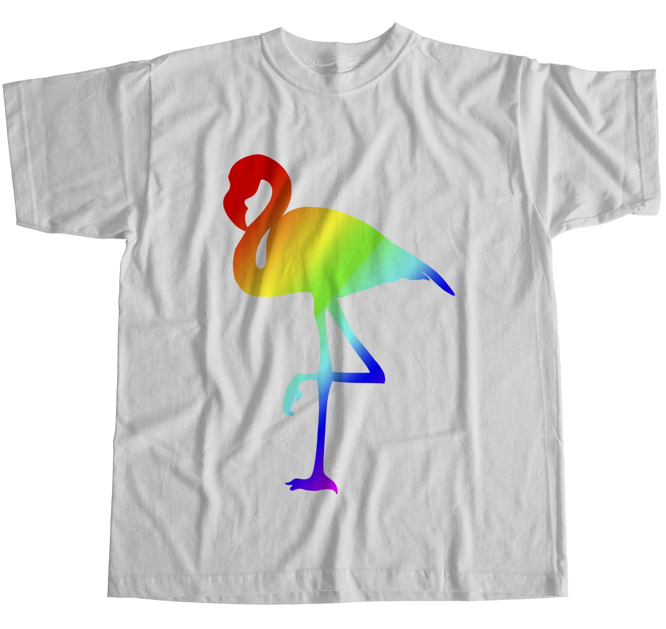 1Tee Herren T-Shirt Flamingo Rainbow Pride - Bild 20 von 24