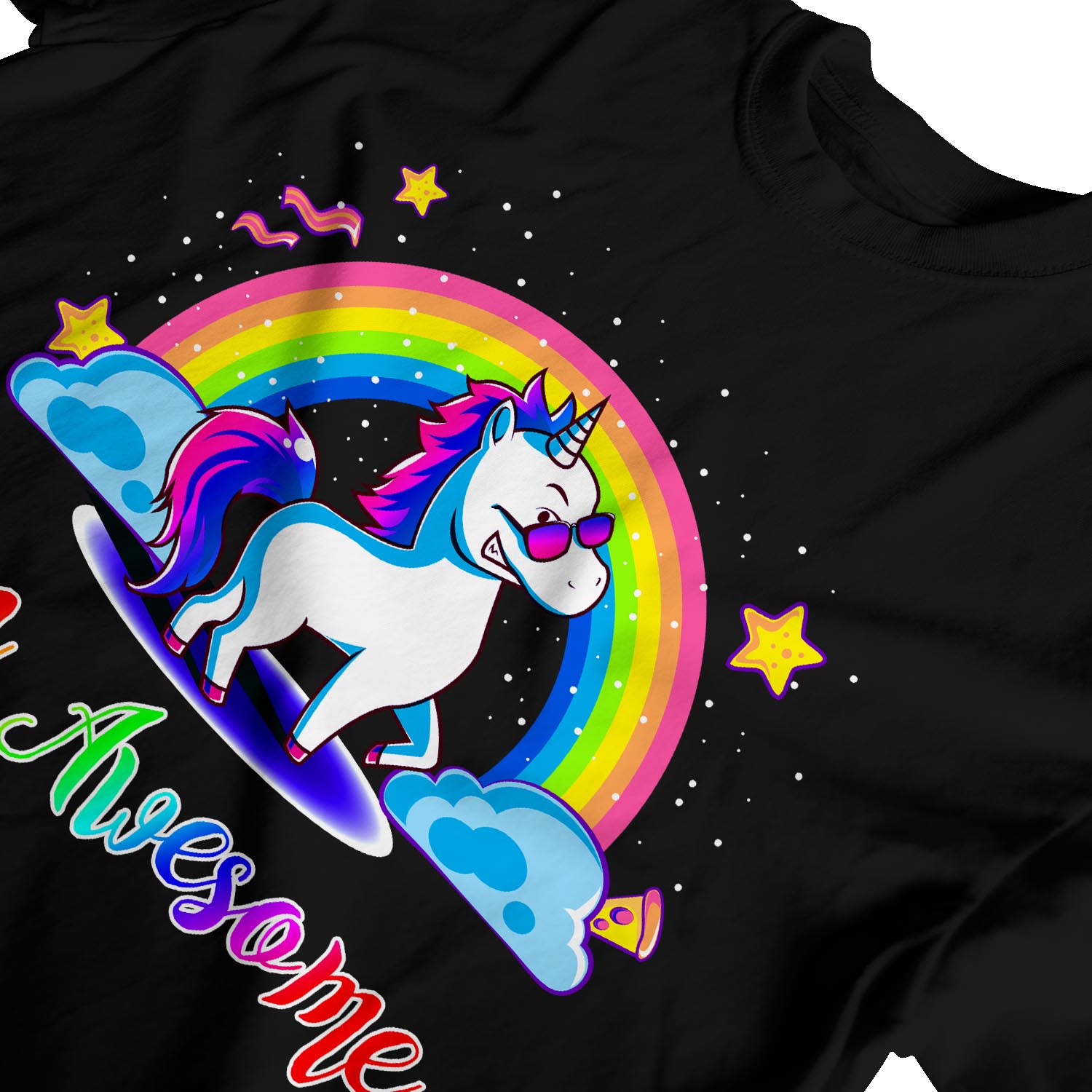 Linda camiseta 1Tee para hombre I'm Awesome, unicornio - Imagen 10 de 18