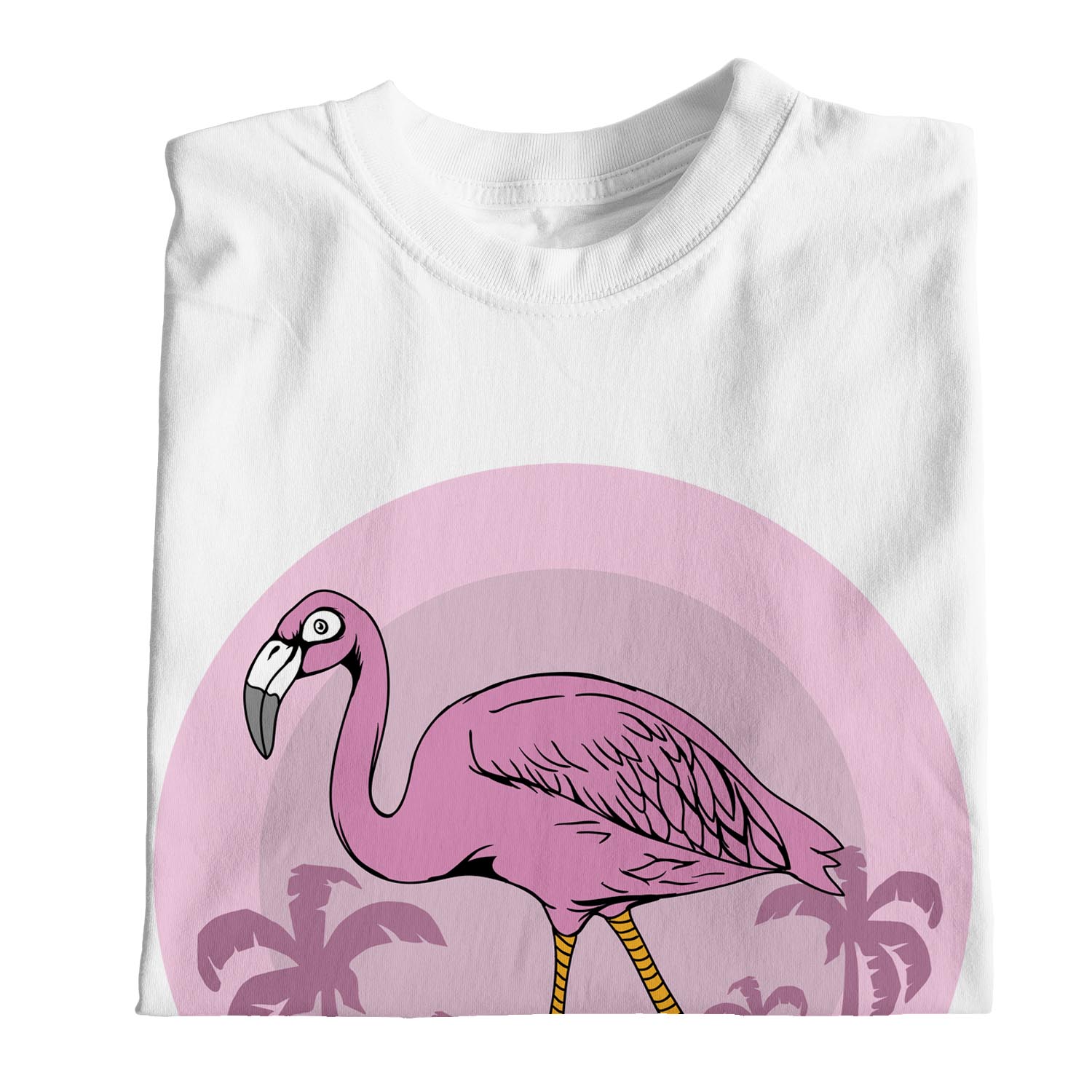 blue flamingo shirt