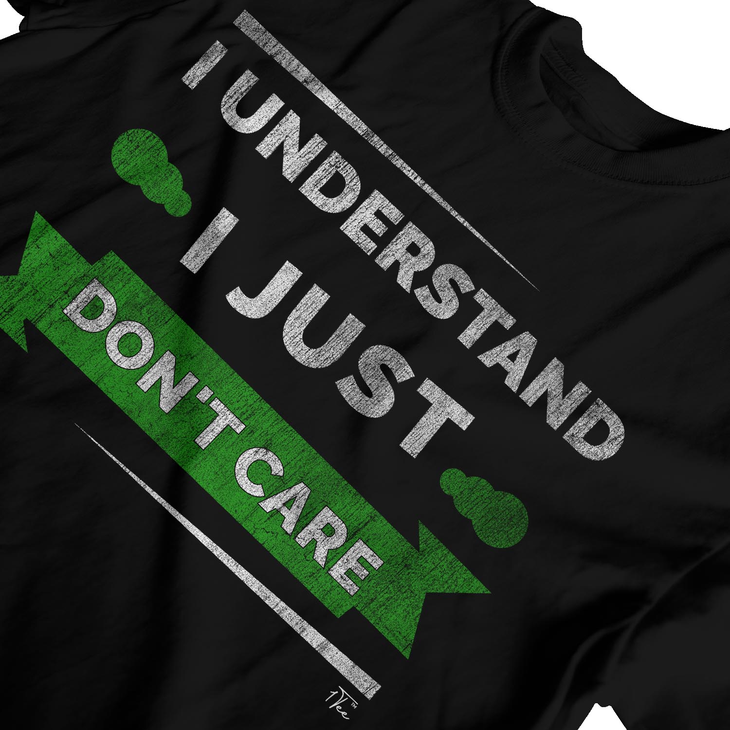 I Understand i Just Don'T Cura T-Shirt - Divertente - Maleducato - Slogan