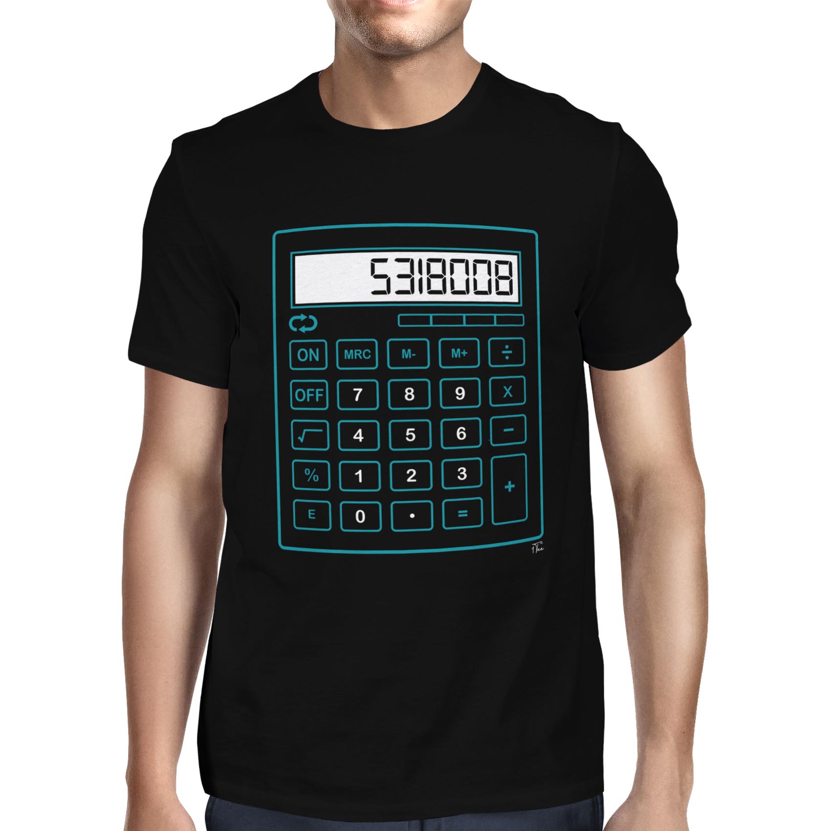 1Tee Mens Boobies Calculator T Shirt