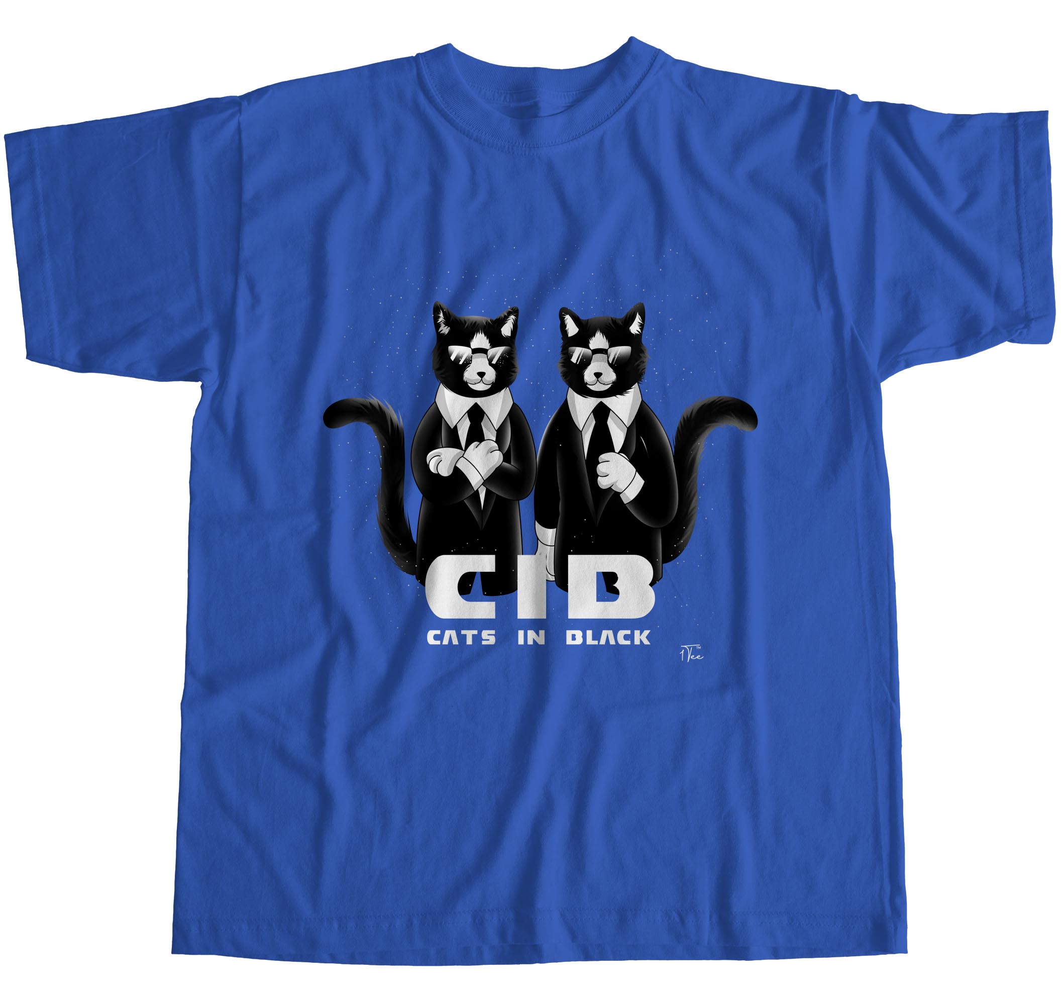 Camiseta 1Tee Hombre CIB Gatos en Animal Negro - Imagen 20 de 24