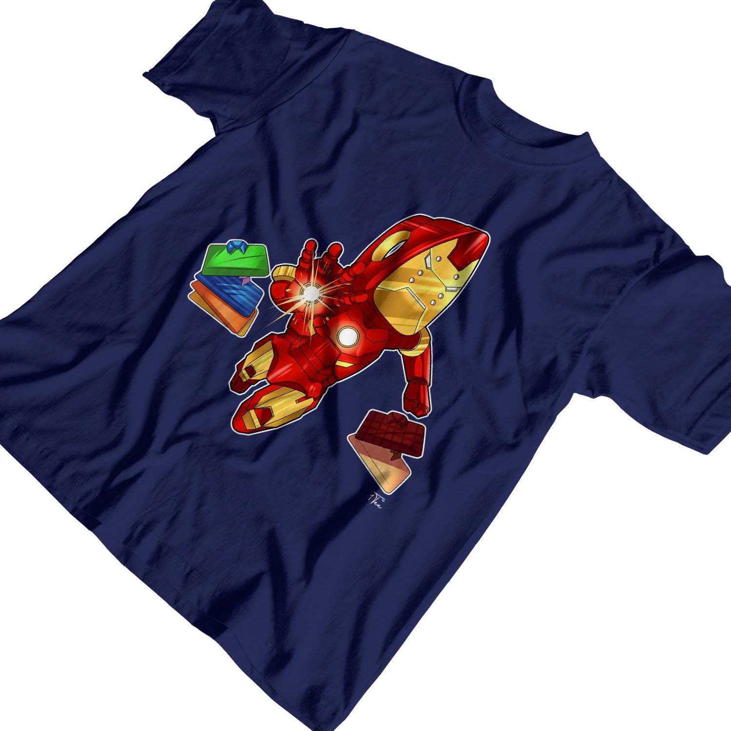 1Tee Mens Iron Man TShirt eBay
