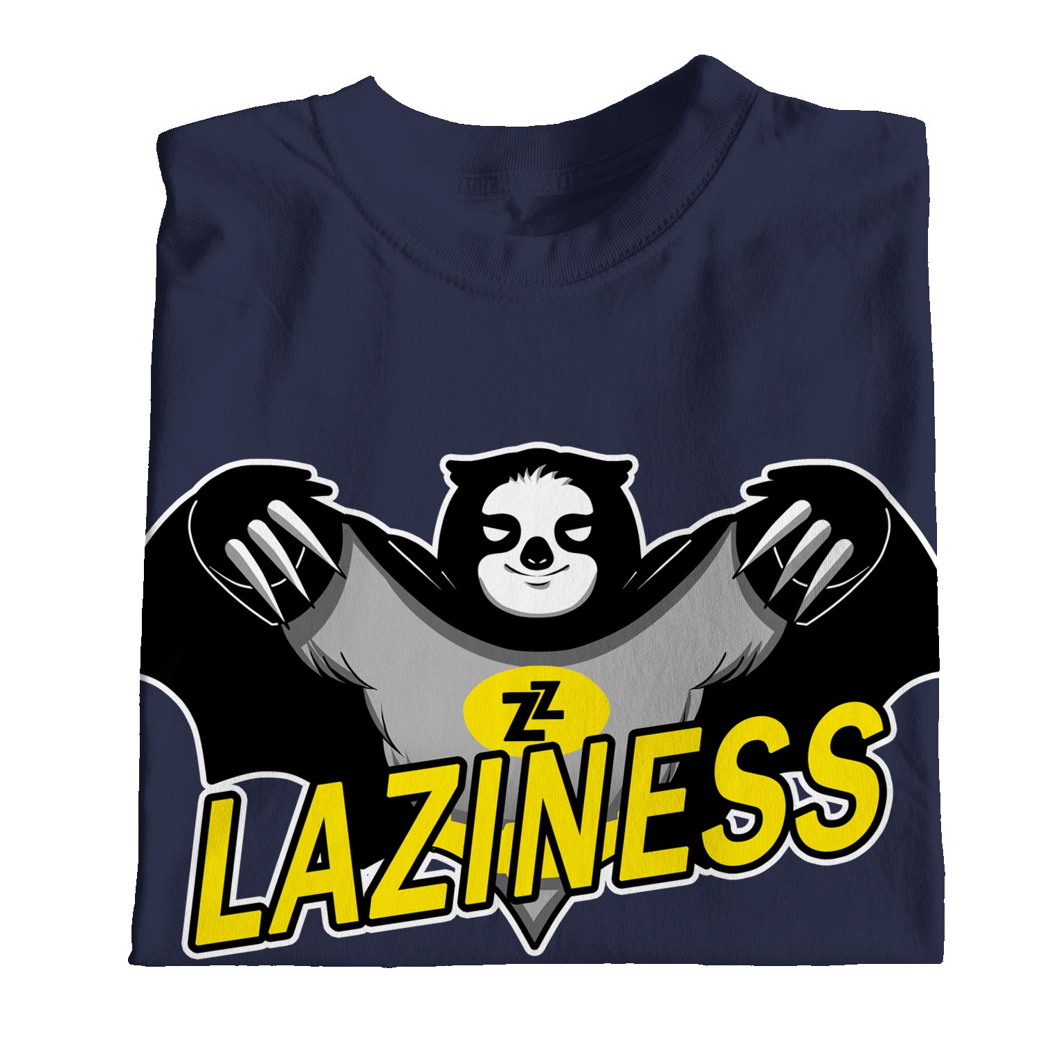 1Tee Herren T-Shirt Laziness Is My Superpower Faultier - Bild 11 von 24