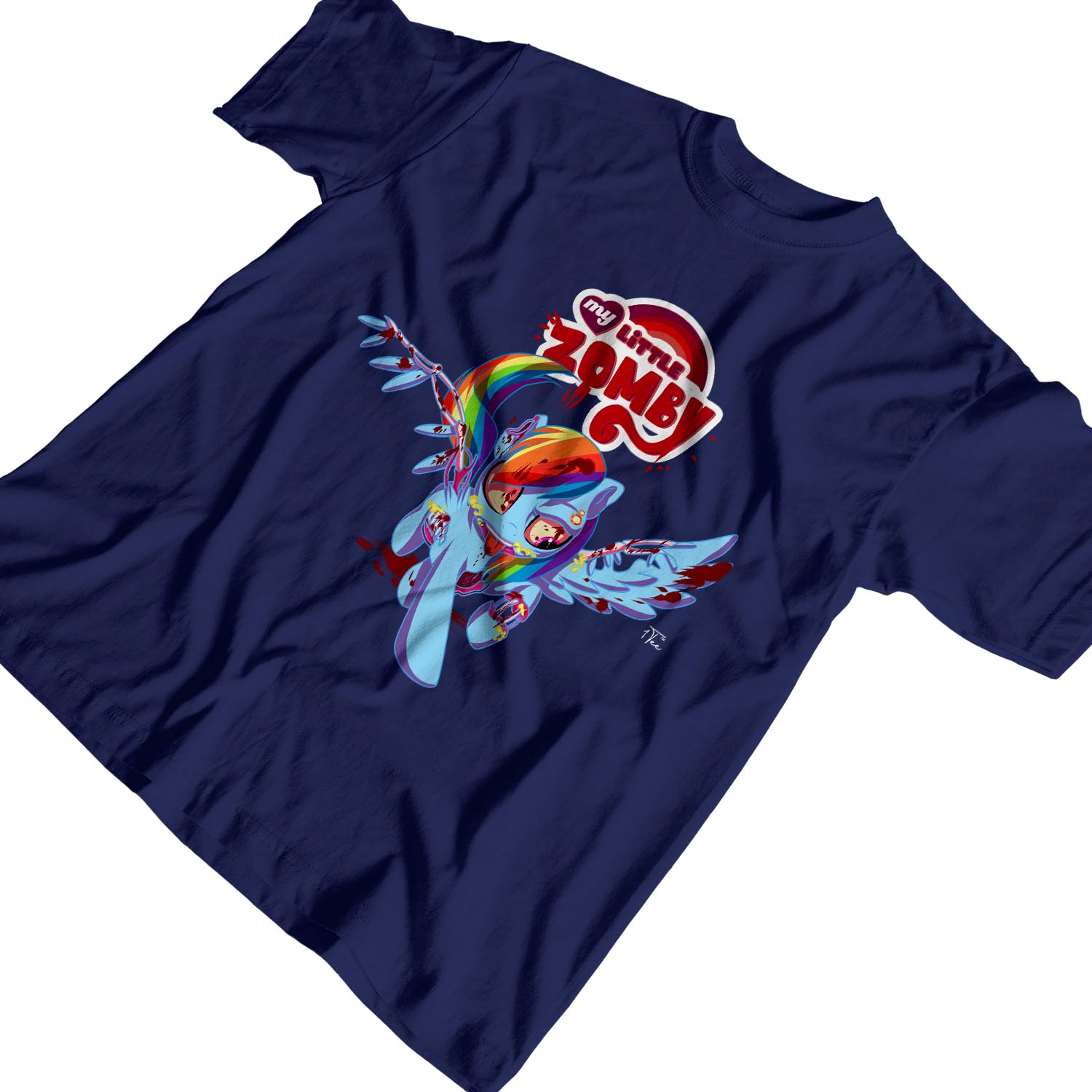 1Tee Herren My Little Zomby T-Shirt - Bild 15 von 18