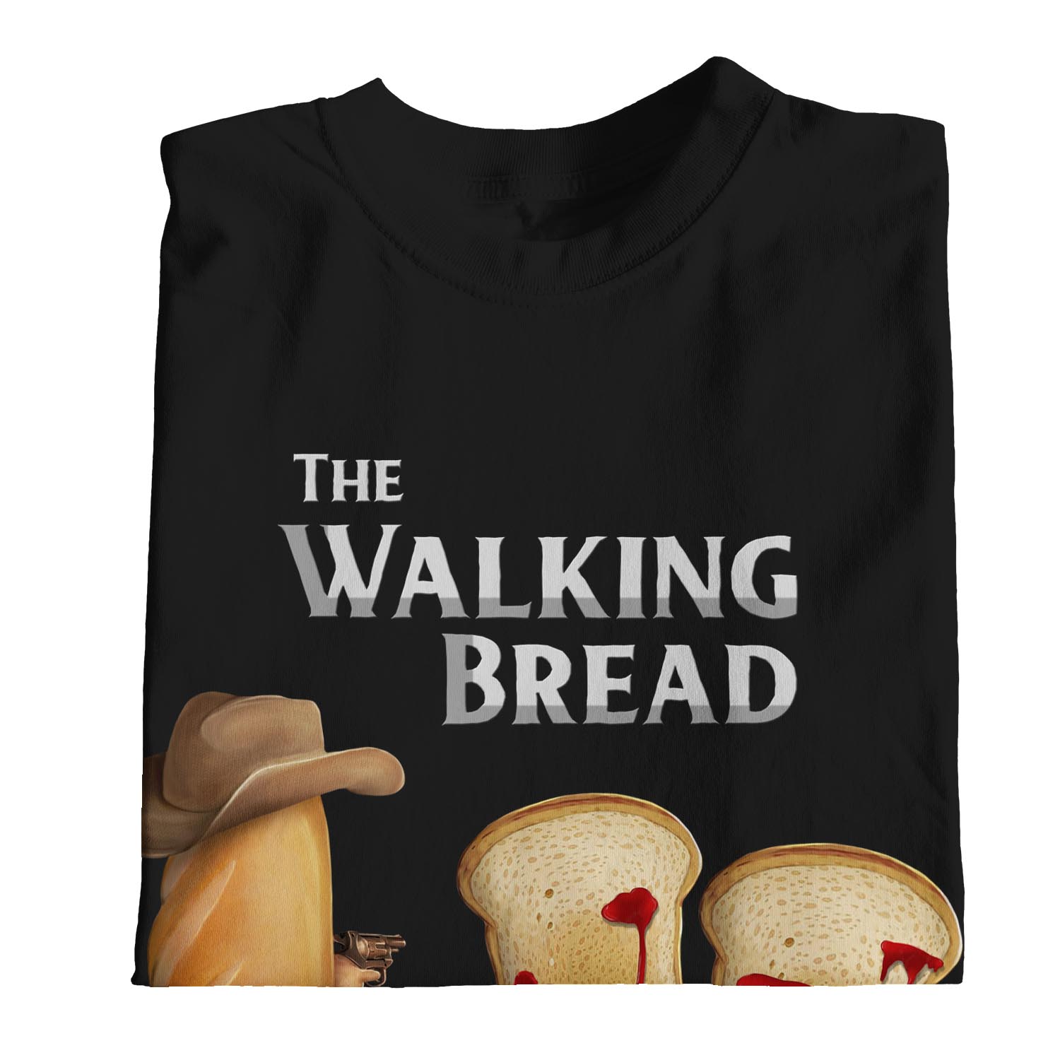 1tee Mens The Walking Bread T Shirt Ebay