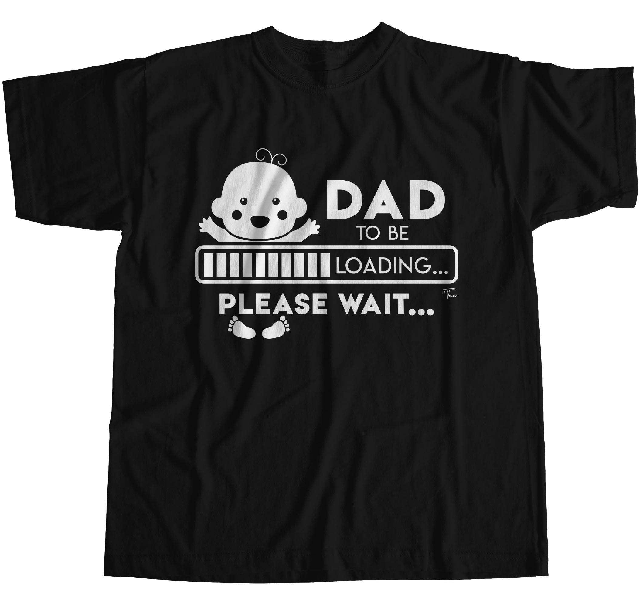 1Tee Mens Dad To Be, Loading, Please Wait T-Shirt - Picture 8 of 24