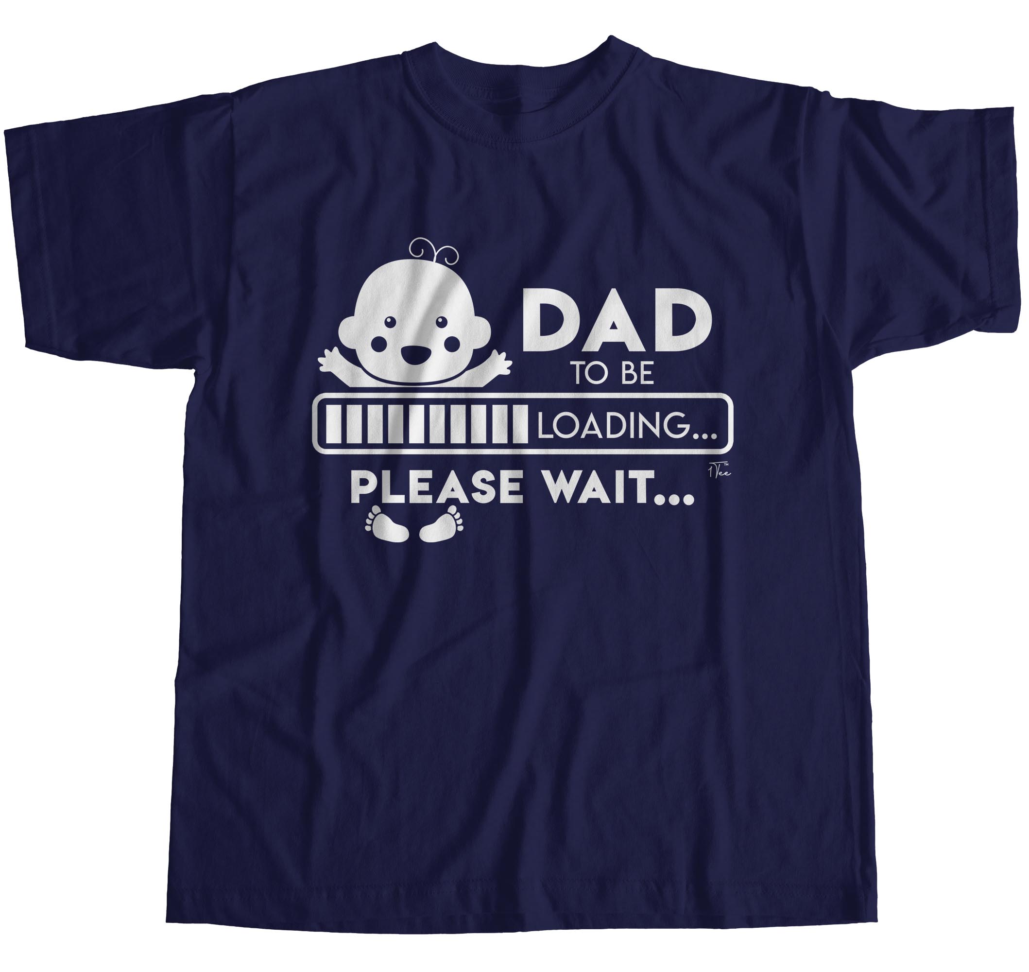 1Tee Mens Dad To Be, Loading, Please Wait T-Shirt - Picture 14 of 24