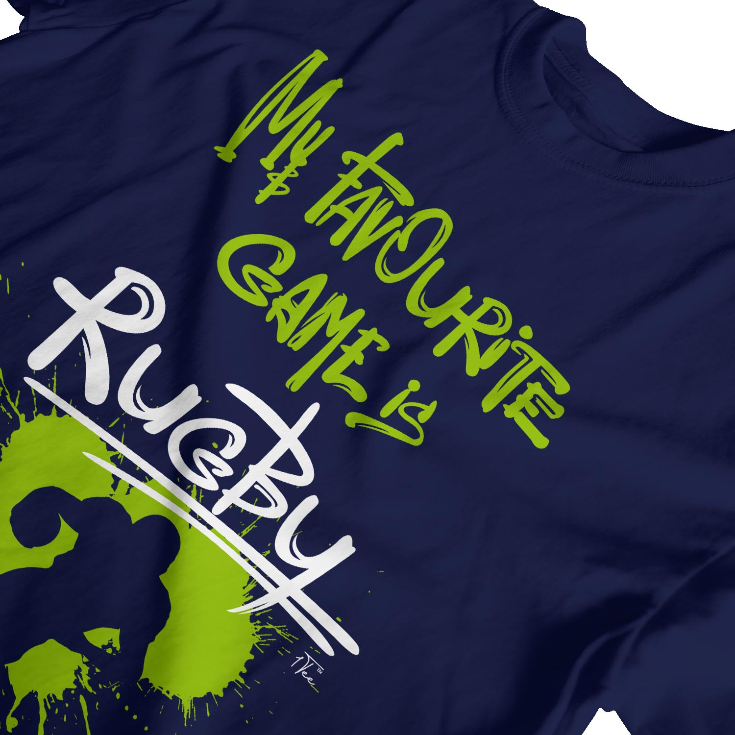 Camiseta 1Tee Hombre My Favourite Game Is Rugby - Imagen 16 de 24
