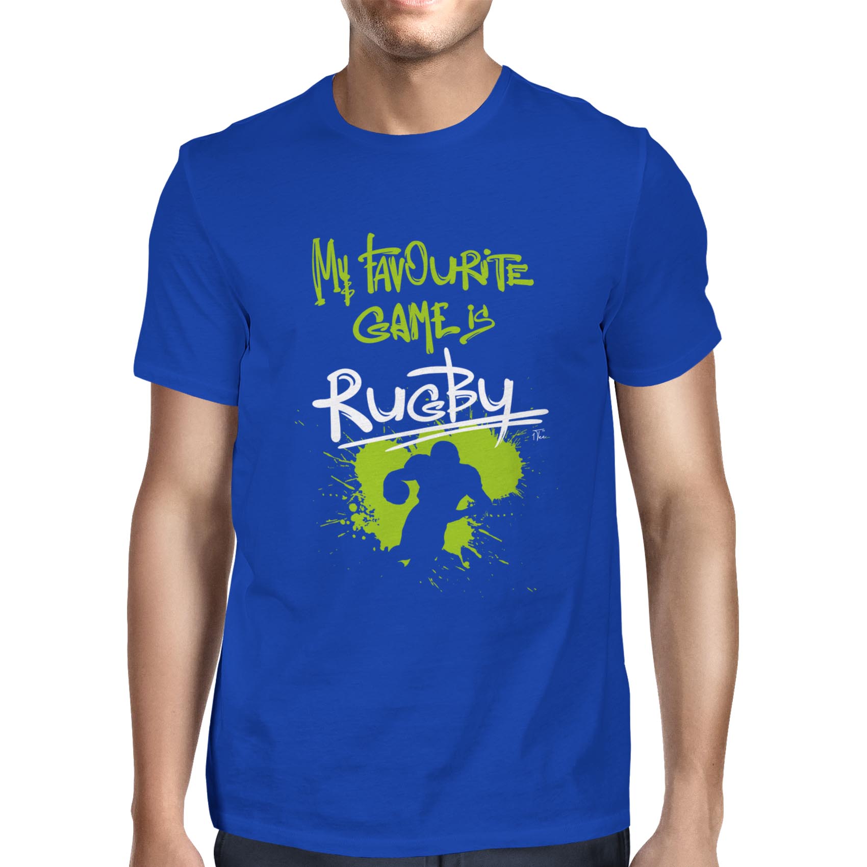 Camiseta 1Tee Hombre My Favourite Game Is Rugby - Imagen 19 de 24