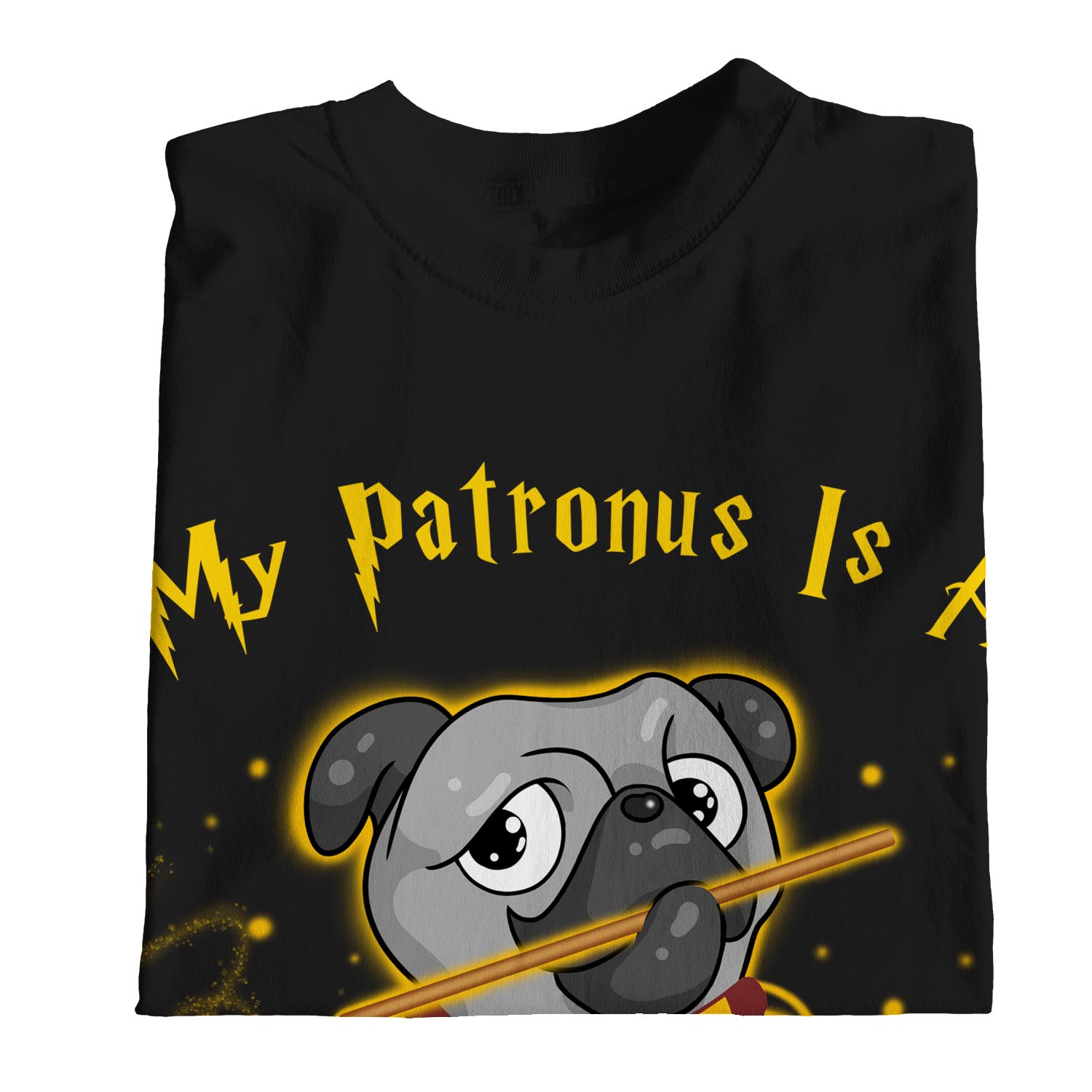 1 camiseta para hombre My Patronus Is A Pug Dog - Imagen 11 de 24