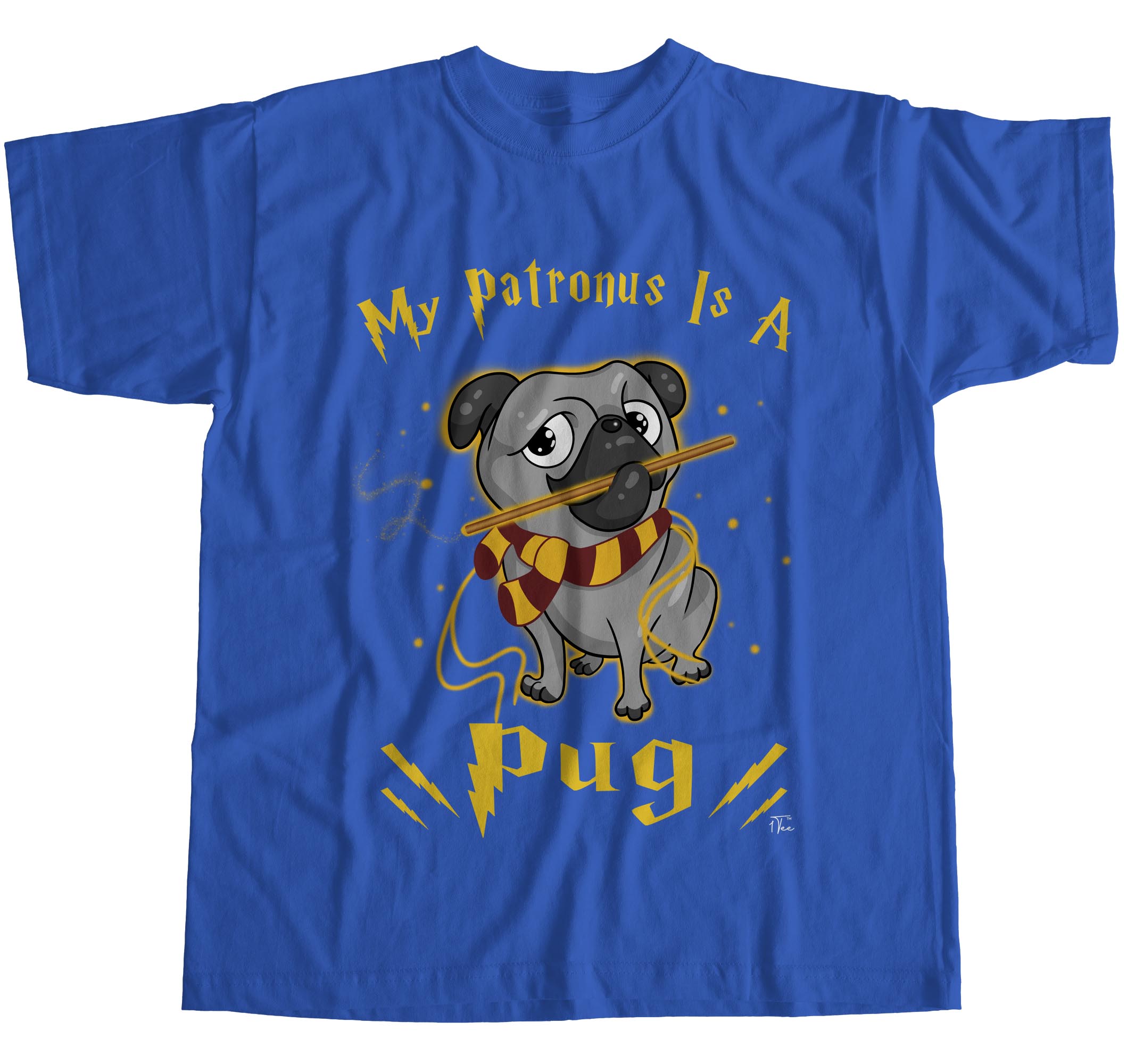1 camiseta para hombre My Patronus Is A Pug Dog - Imagen 20 de 24