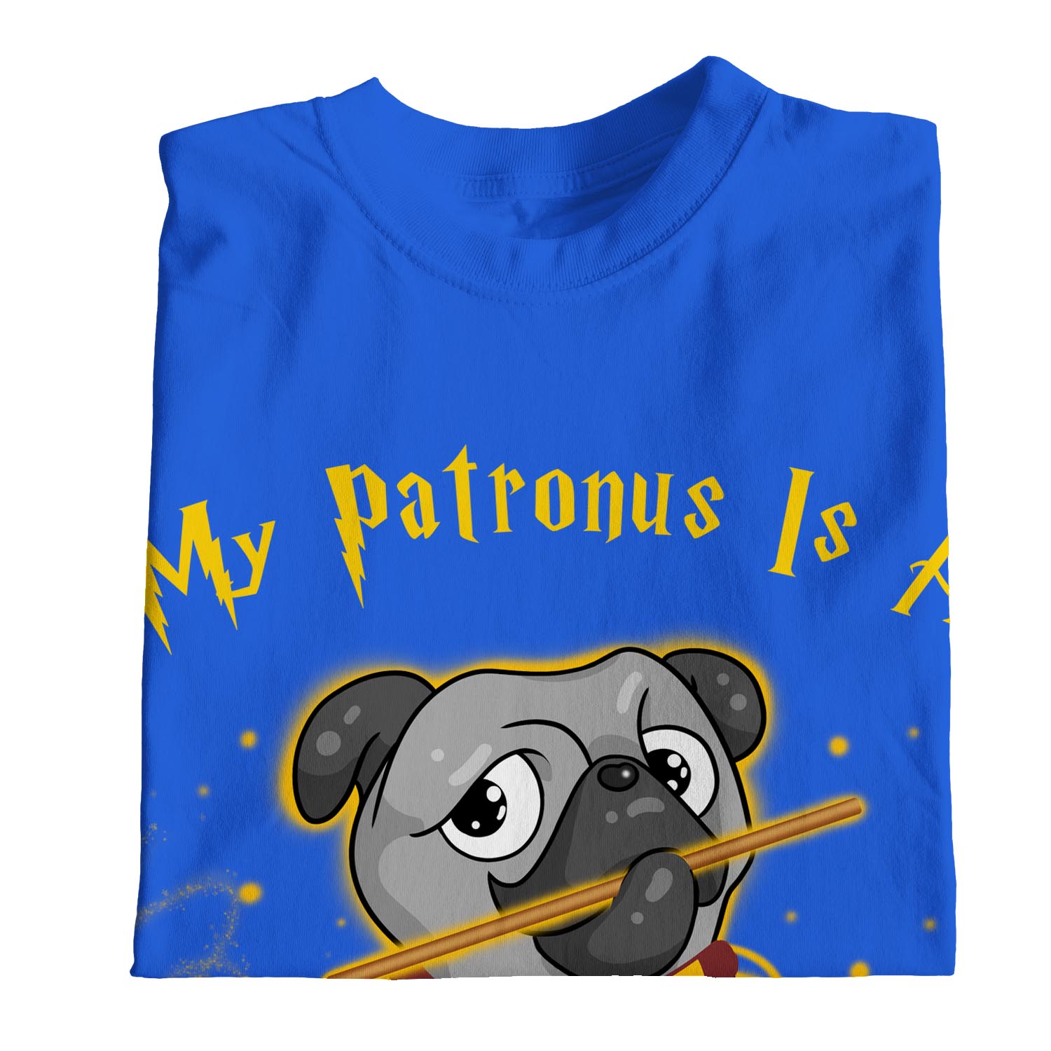 1 camiseta para hombre My Patronus Is A Pug Dog - Imagen 23 de 24