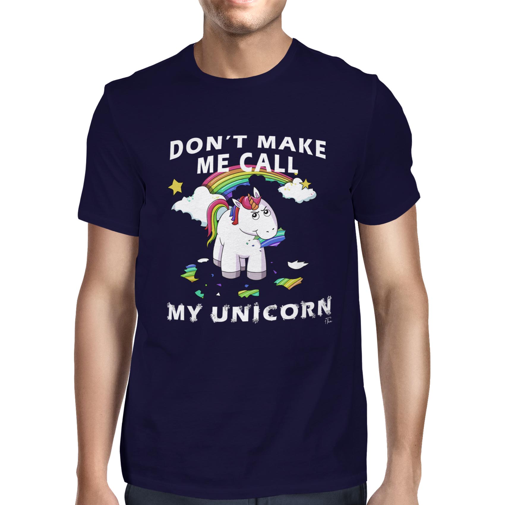 Camiseta 1Tee Don't Make Me Call My Unicorn para hombre - Imagen 7 de 24