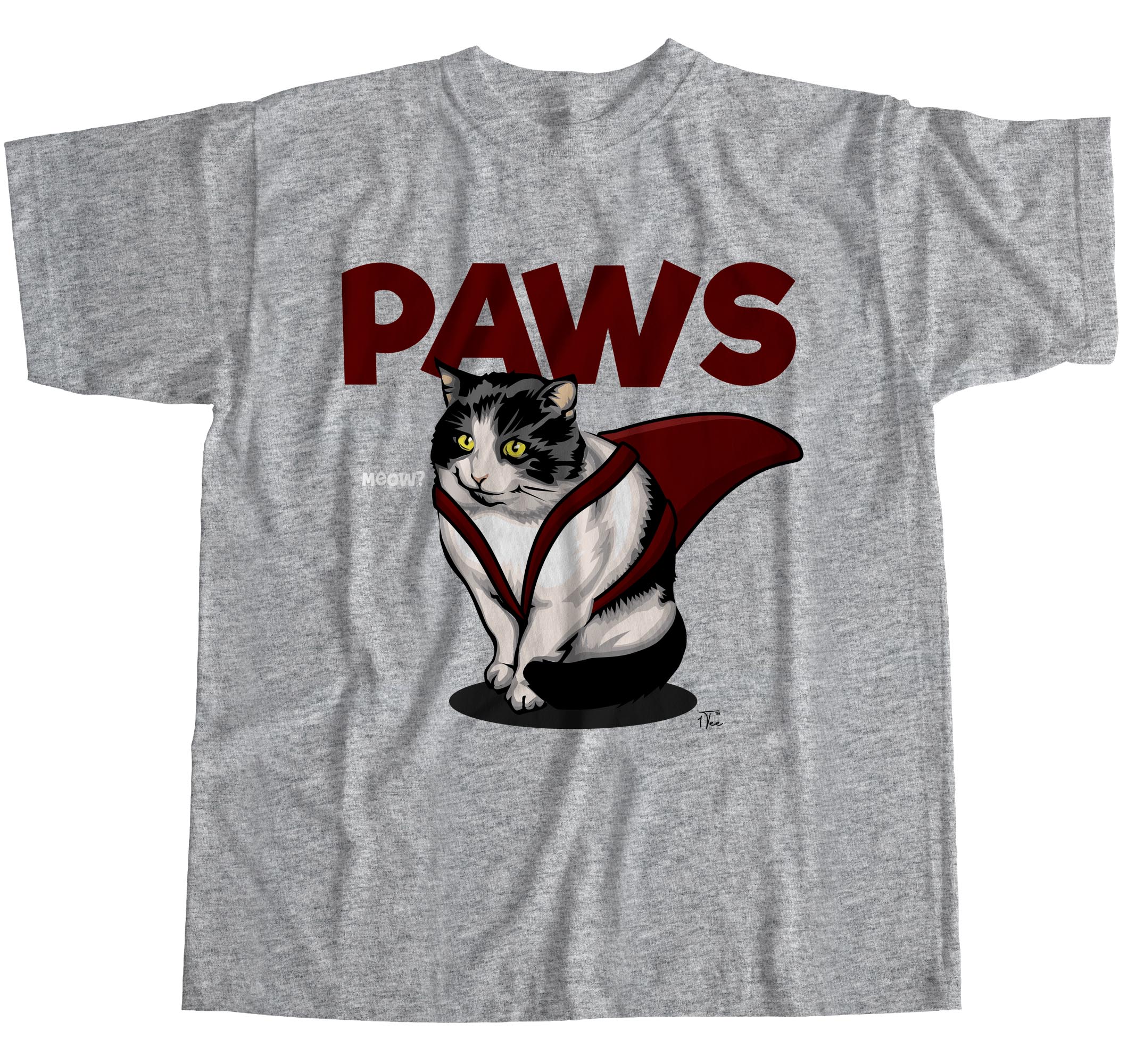 paws cat shirt jaws