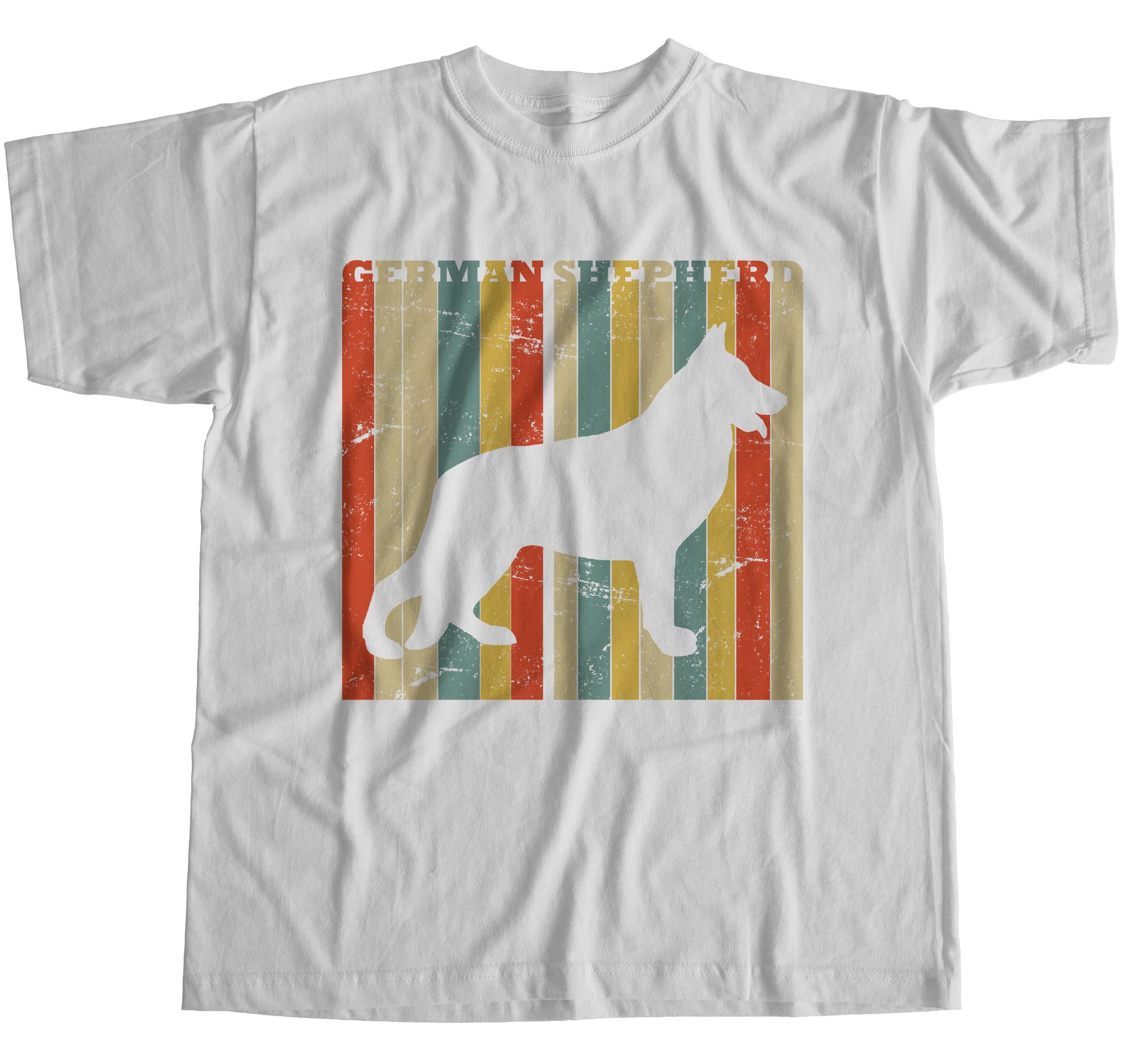1Tee Mens Labrador Dog Breed Colourful Retro T-Shirt
