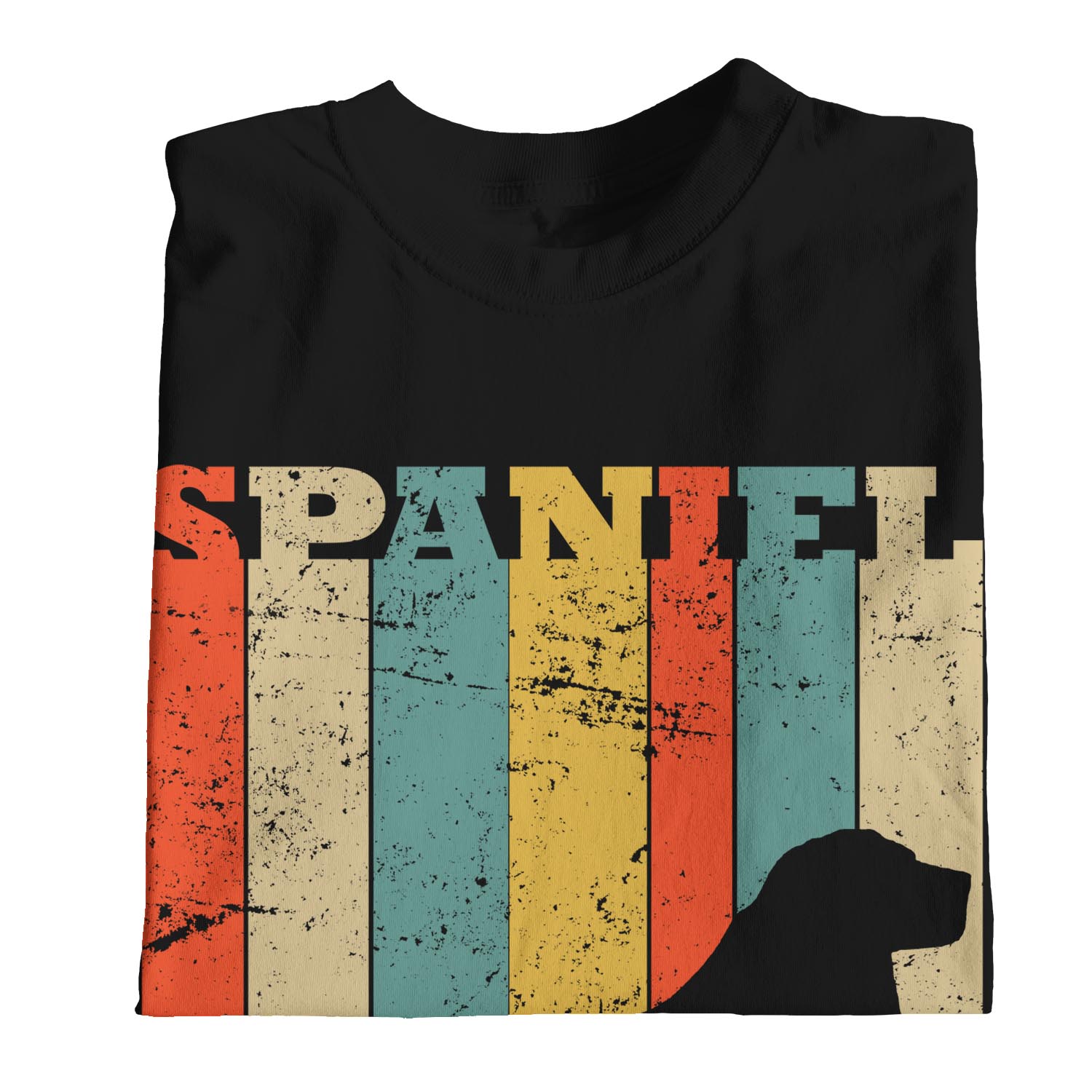 1Tee Mens Samoyed Dog Breed Colourful Retro T-Shirt